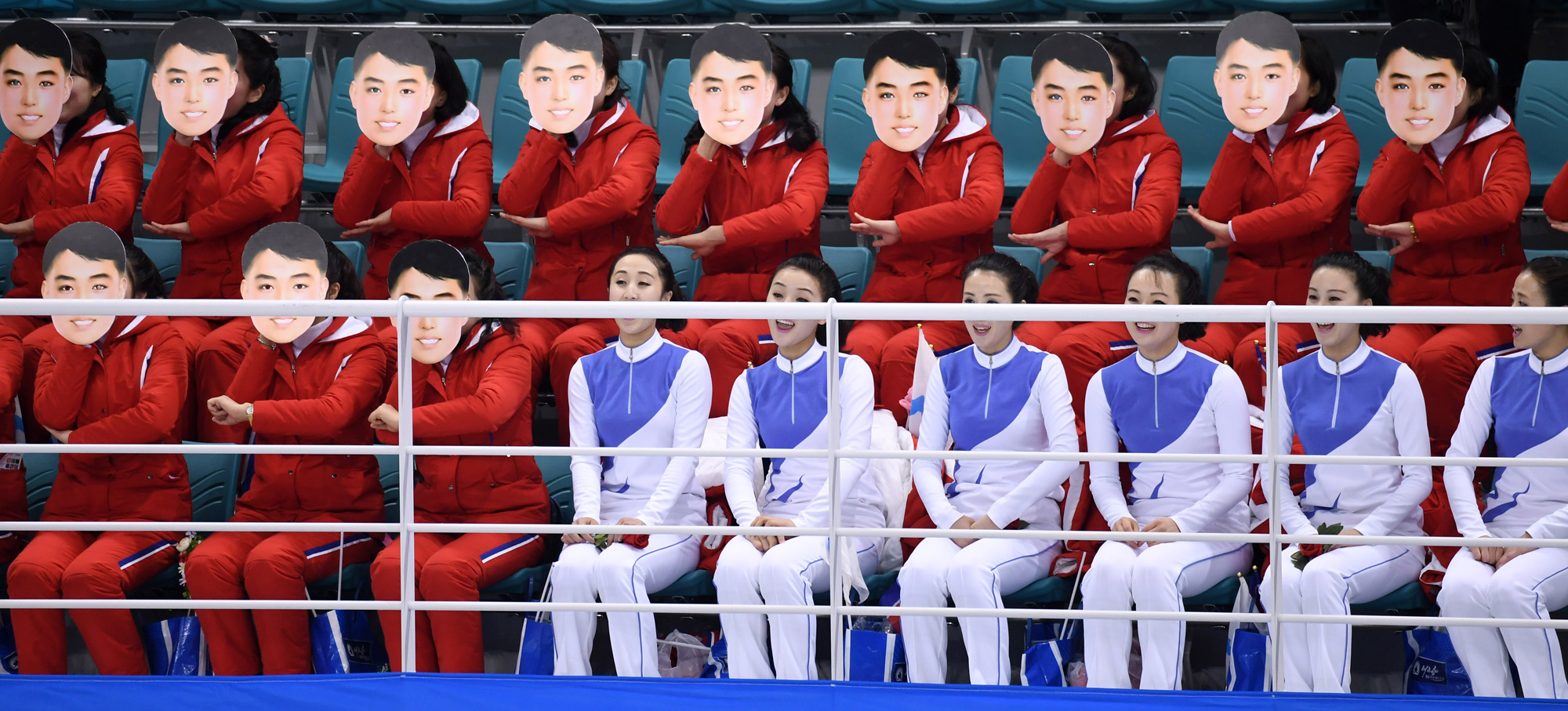 평창올림픽;여자하키단일팀;북한응원단;김여정;문재인