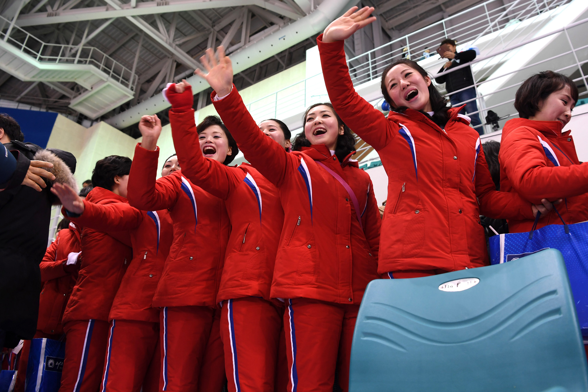평창올림픽;여자하키단일팀;북한응원단;김여정;문재인