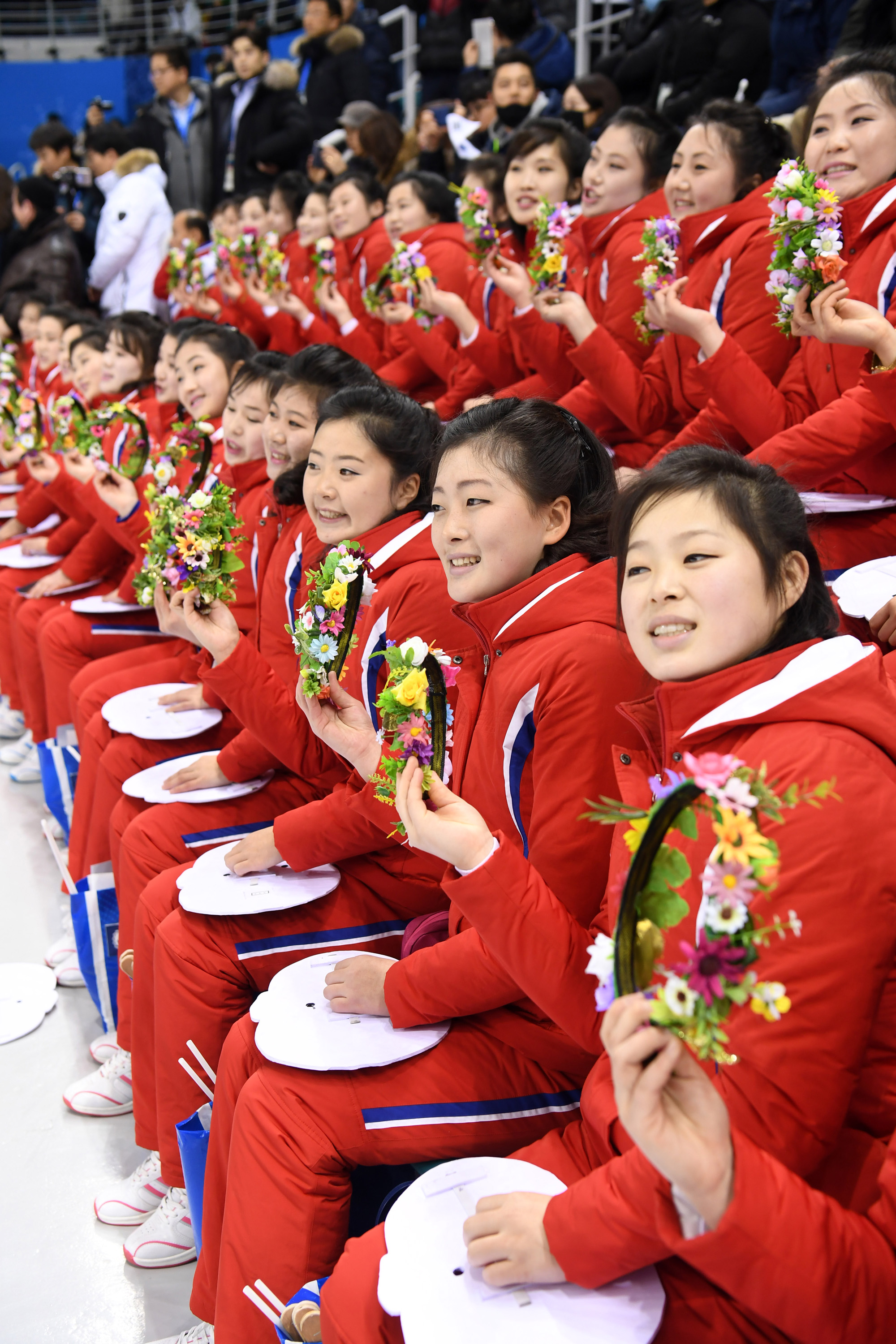 평창올림픽;여자하키단일팀;북한응원단;김여정;문재인