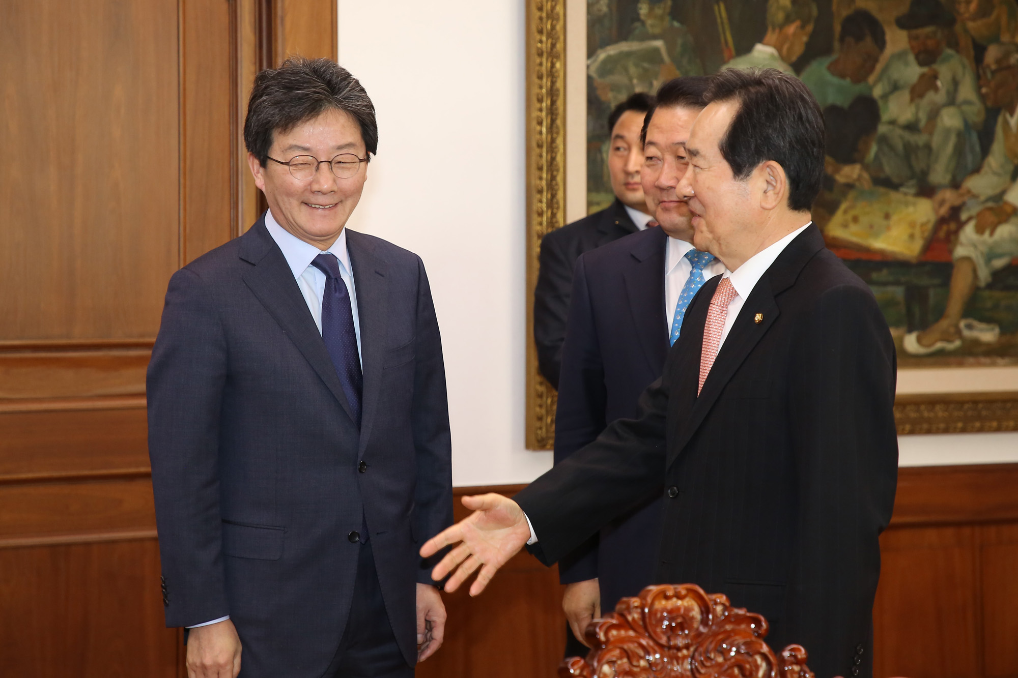 정치국회;바른미래당공동대표;유승민;박주선;정세균