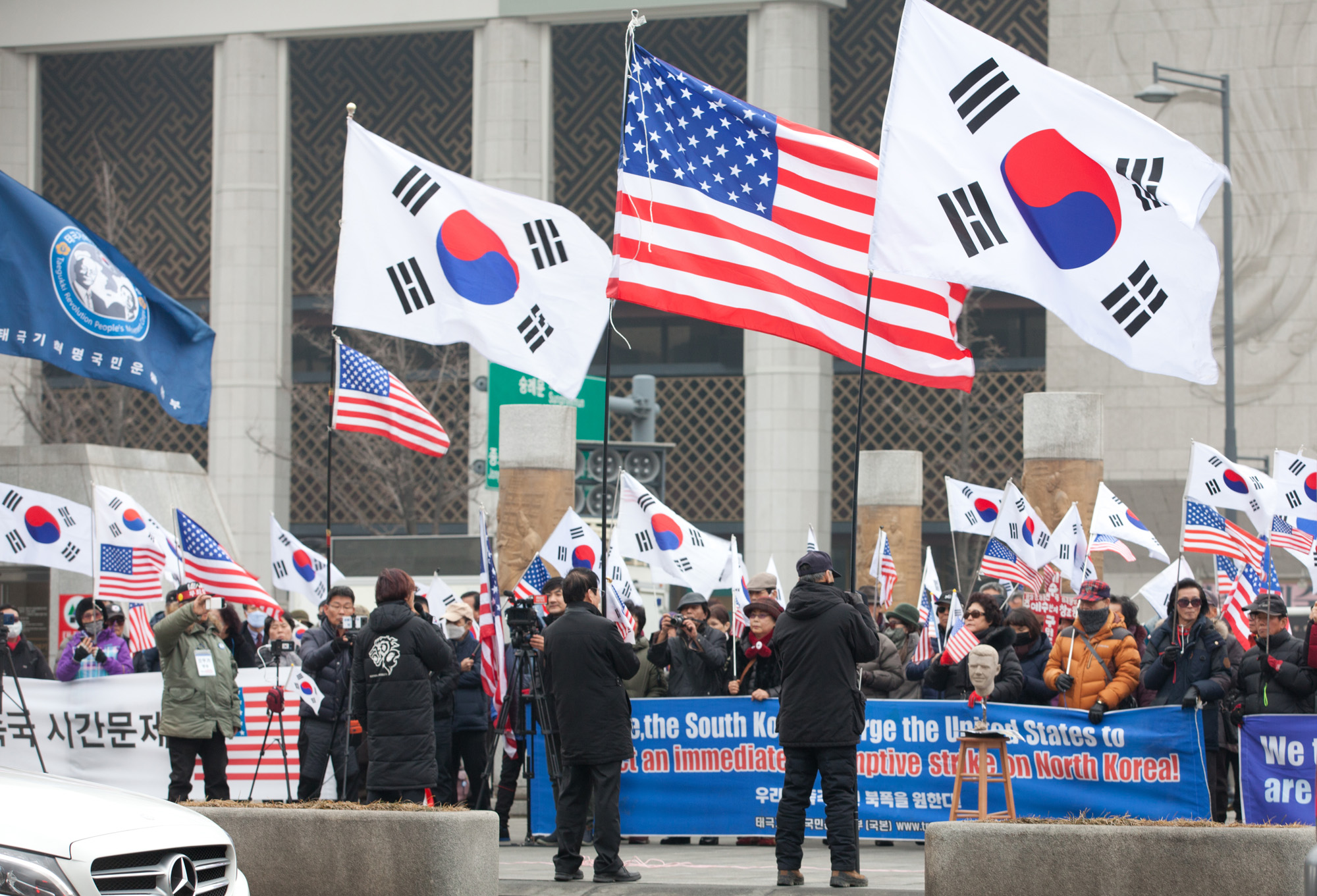 이방카;트럼프;보수단체;김영철