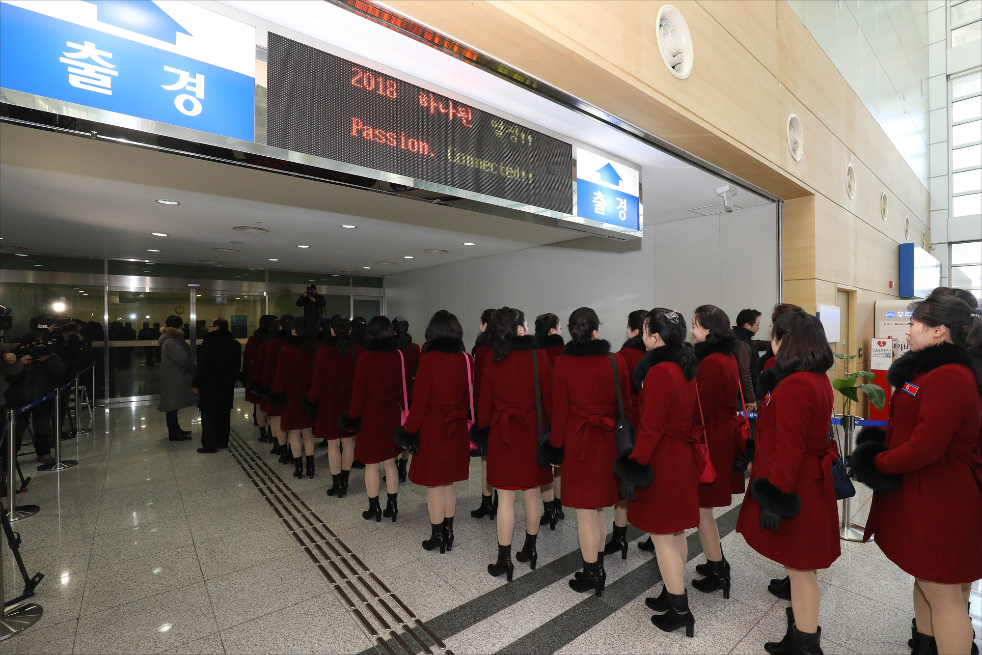 올림픽;평창;동계올림픽;응원단;북한응원단