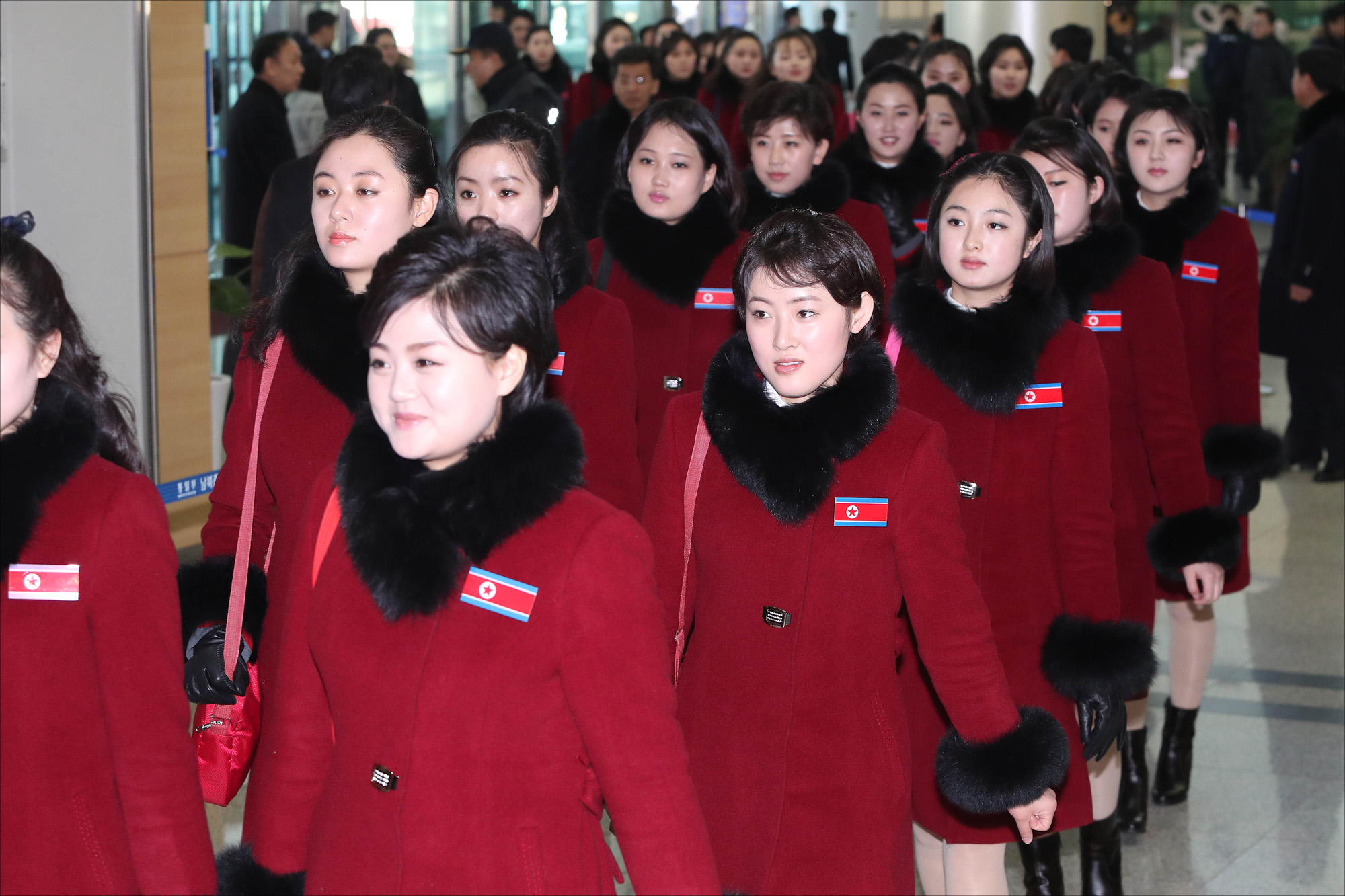 올림픽;평창;동계올림픽;응원단;북한응원단