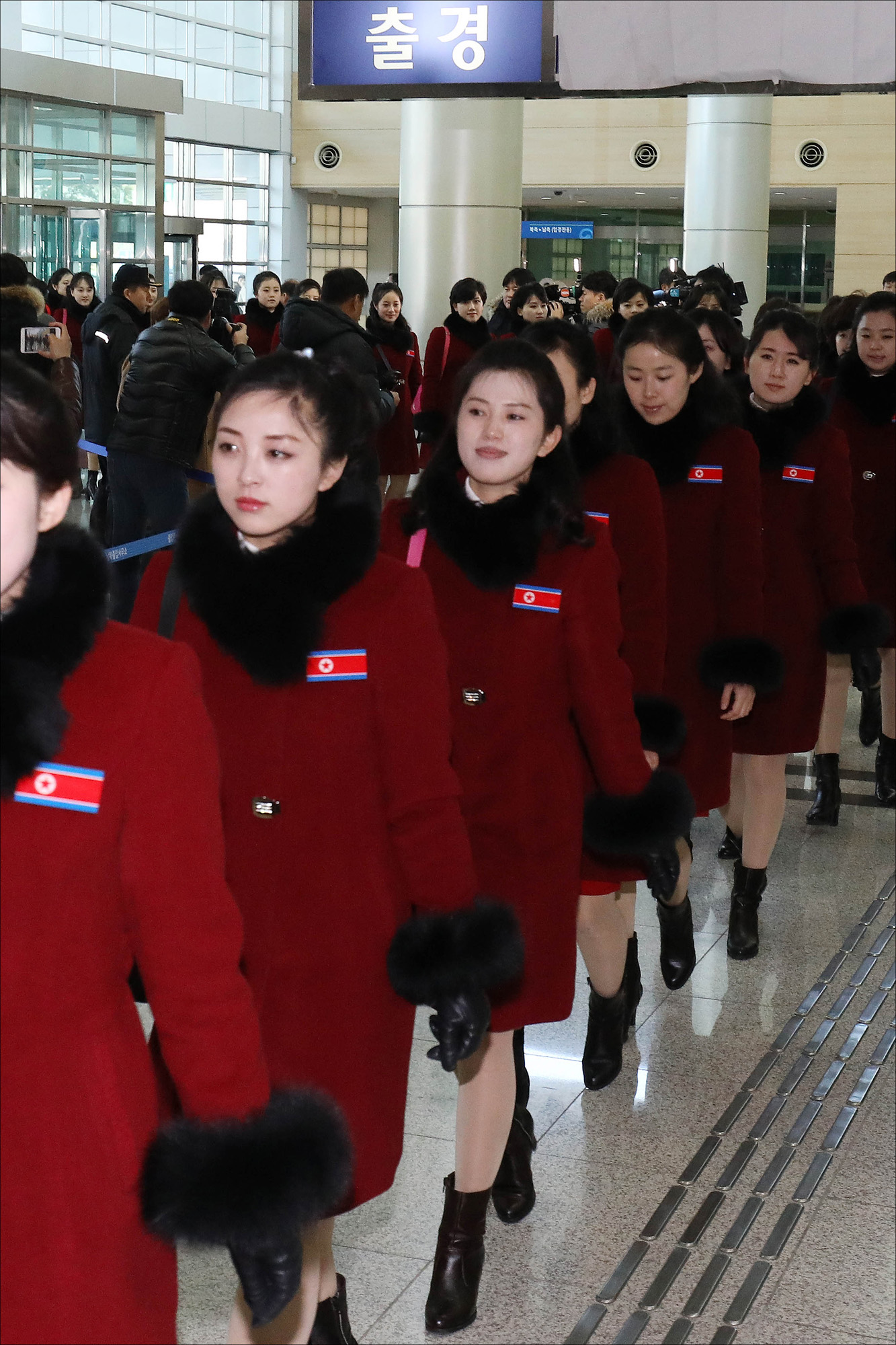 올림픽;평창;동계올림픽;응원단;북한응원단