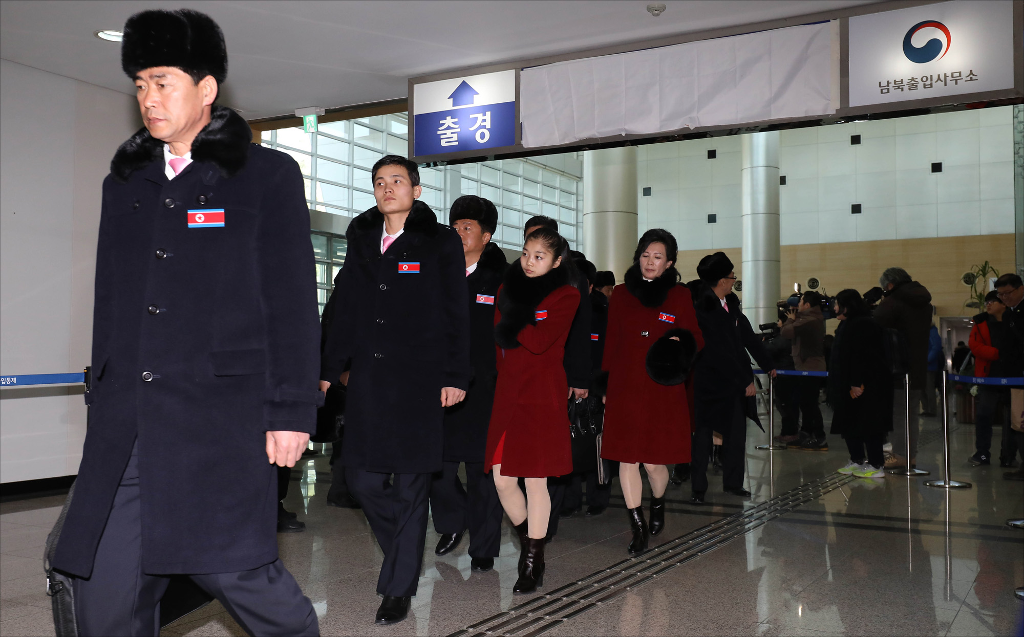 올림픽;평창;동계올림픽;응원단;북한응원단