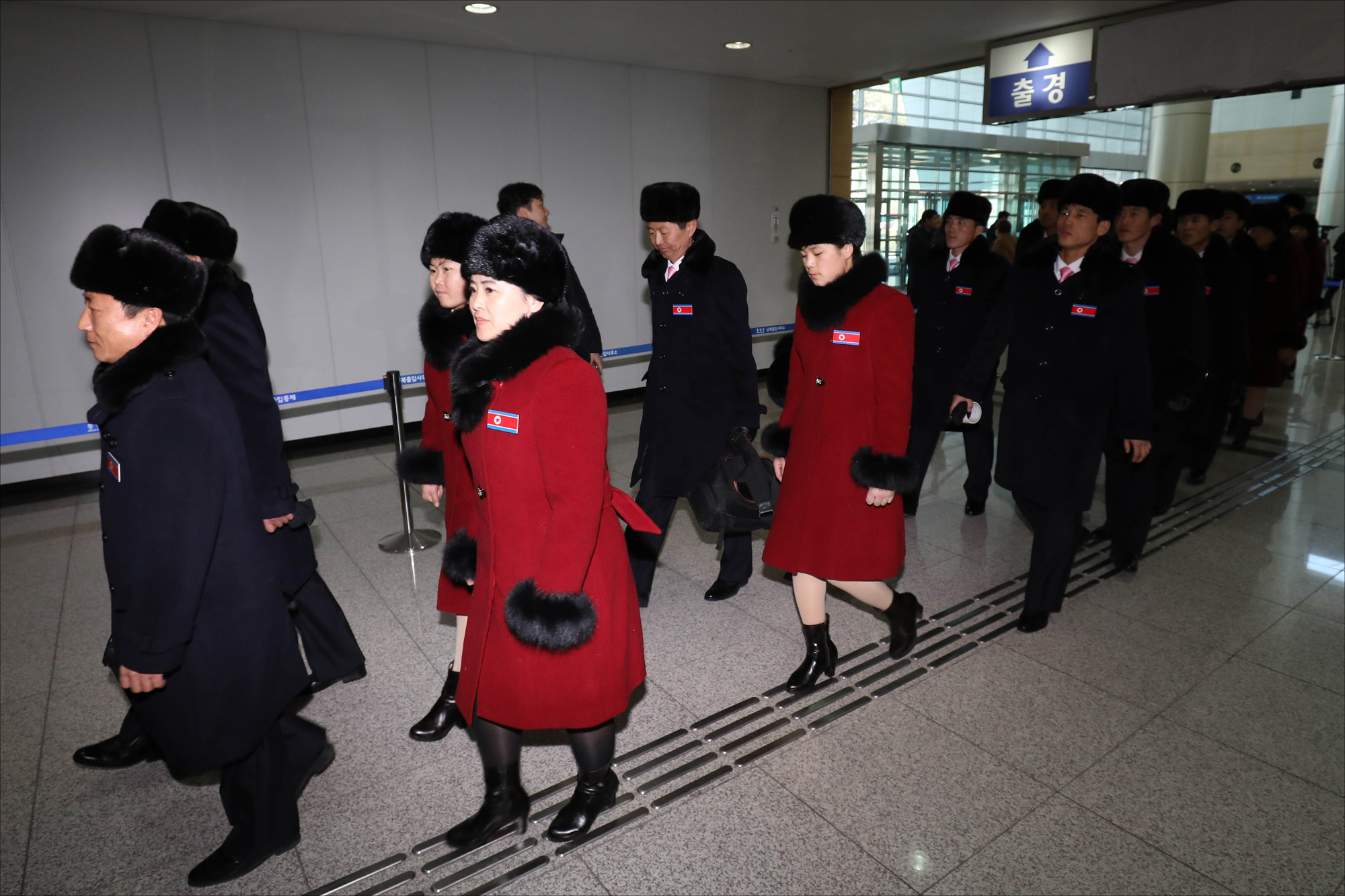 올림픽;평창;동계올림픽;응원단;북한응원단