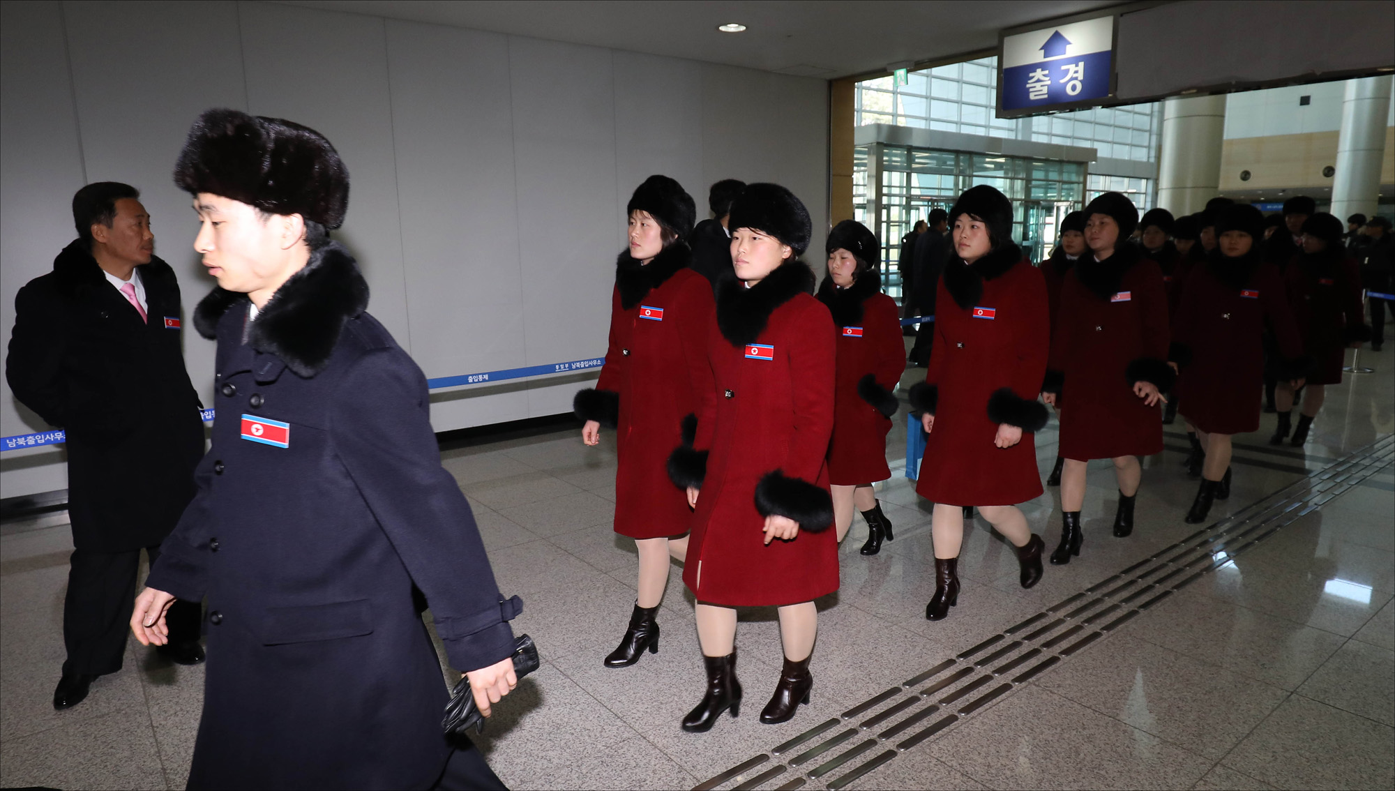 올림픽;평창;동계올림픽;응원단;북한응원단