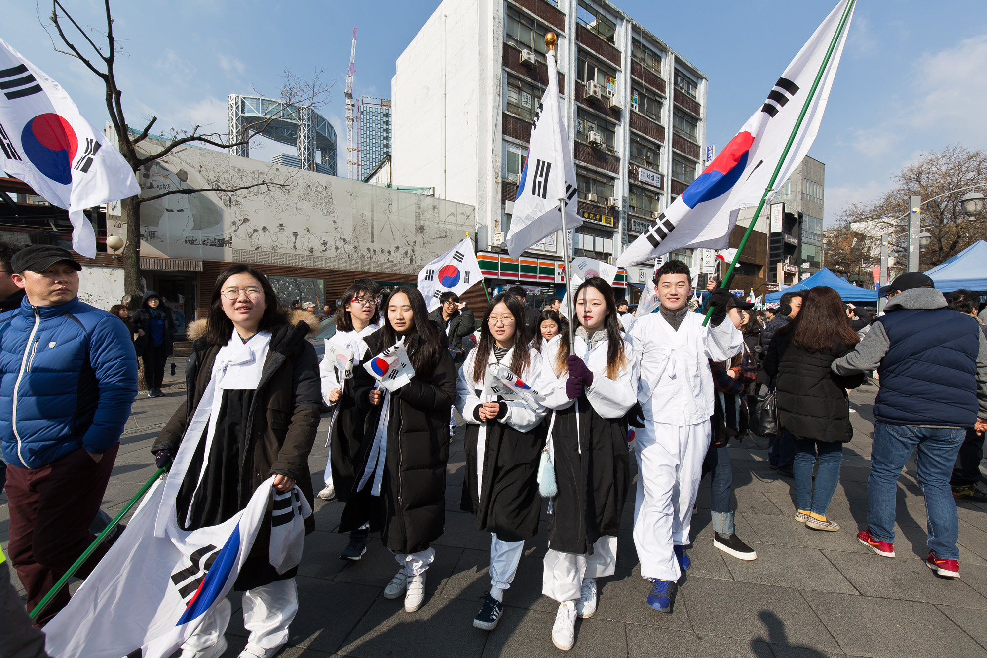사회;역사;3.1절;삼일절;제99주년3.1절;남인사마당;태극기