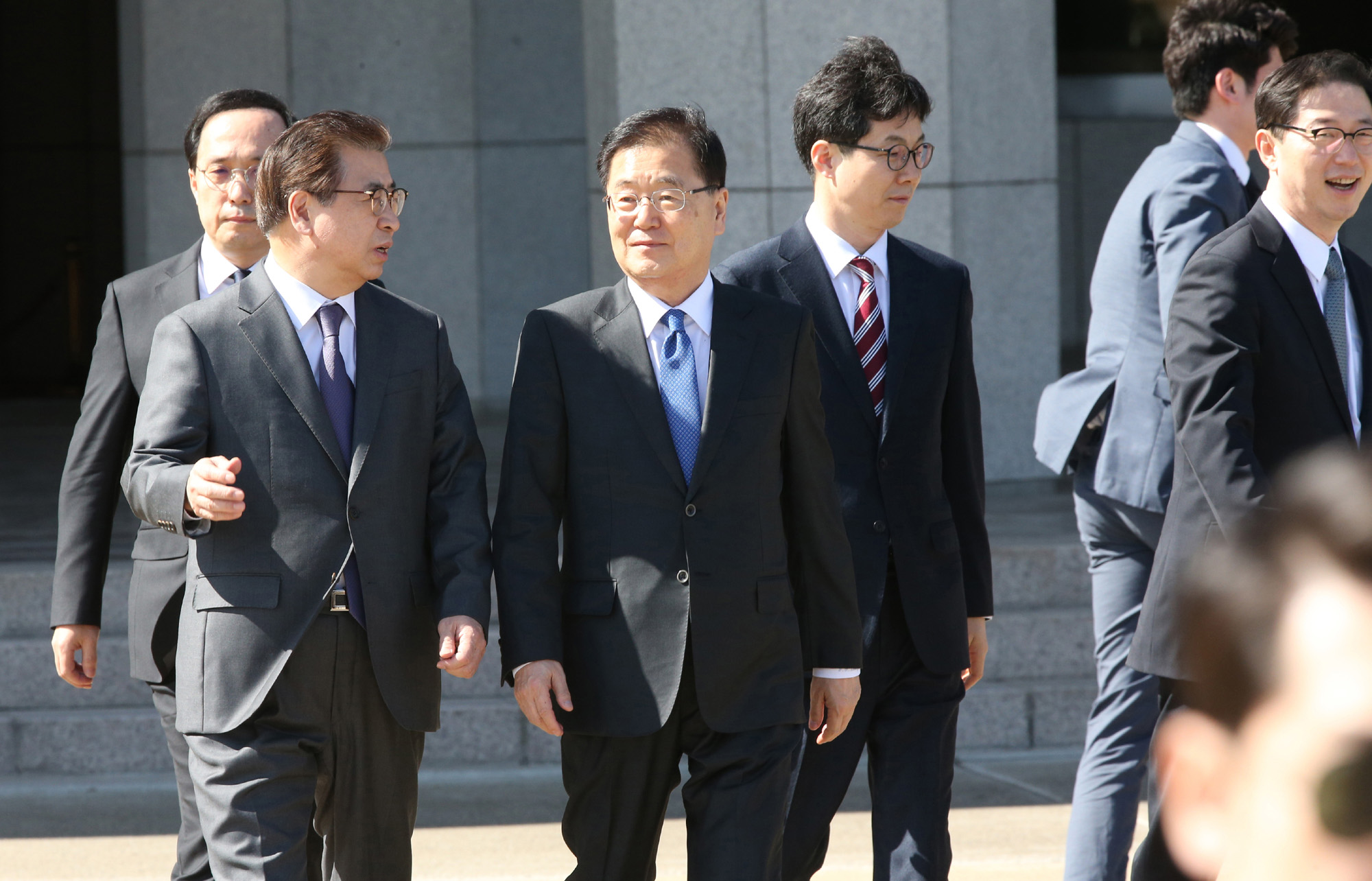 외교;북한;대북특사단;대북특별사절대표단;서울공항;대북특별사절단방북;특사단방북