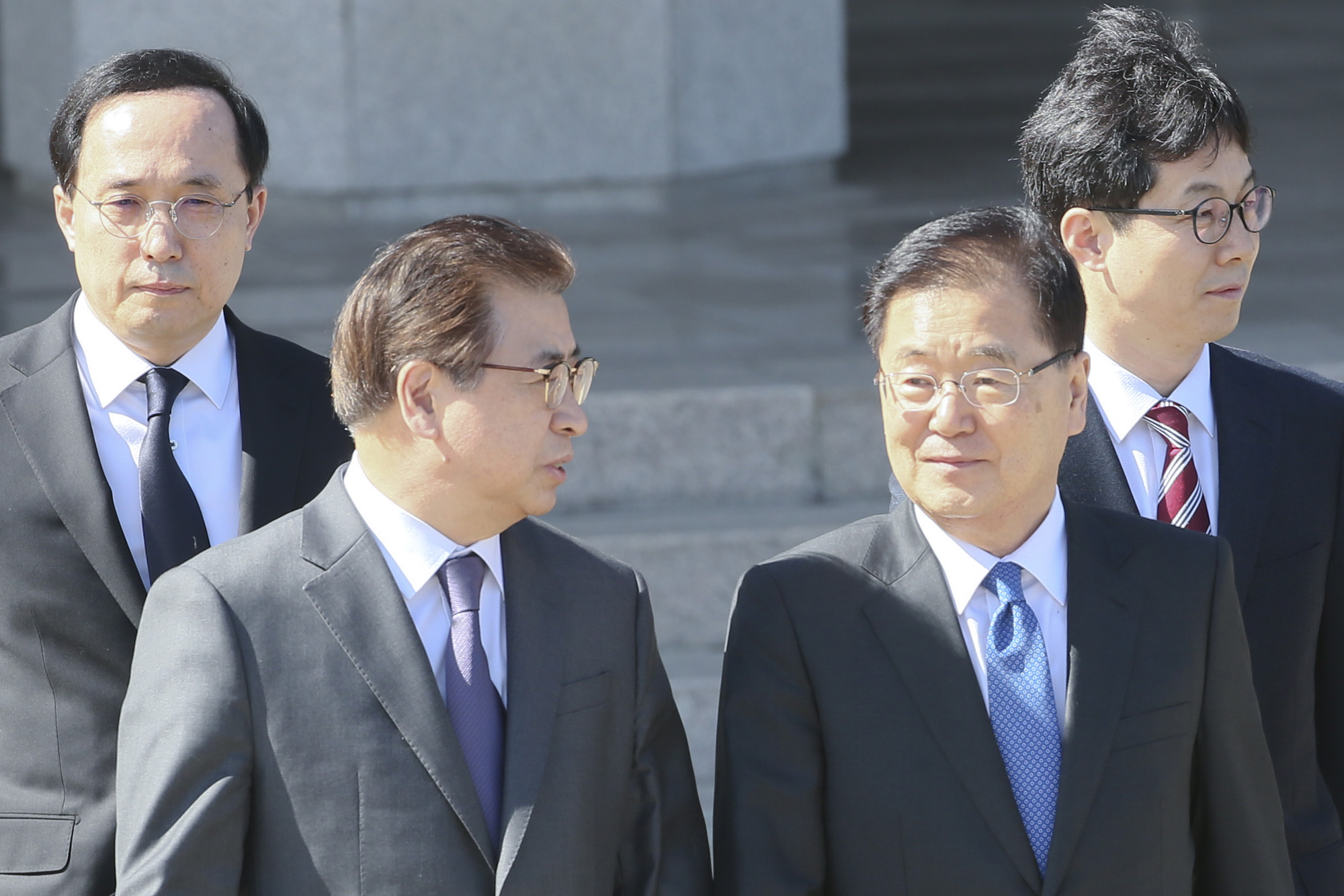 외교;북한;대북특사단;대북특별사절대표단;서울공항;대북특별사절단방북;특사단방북