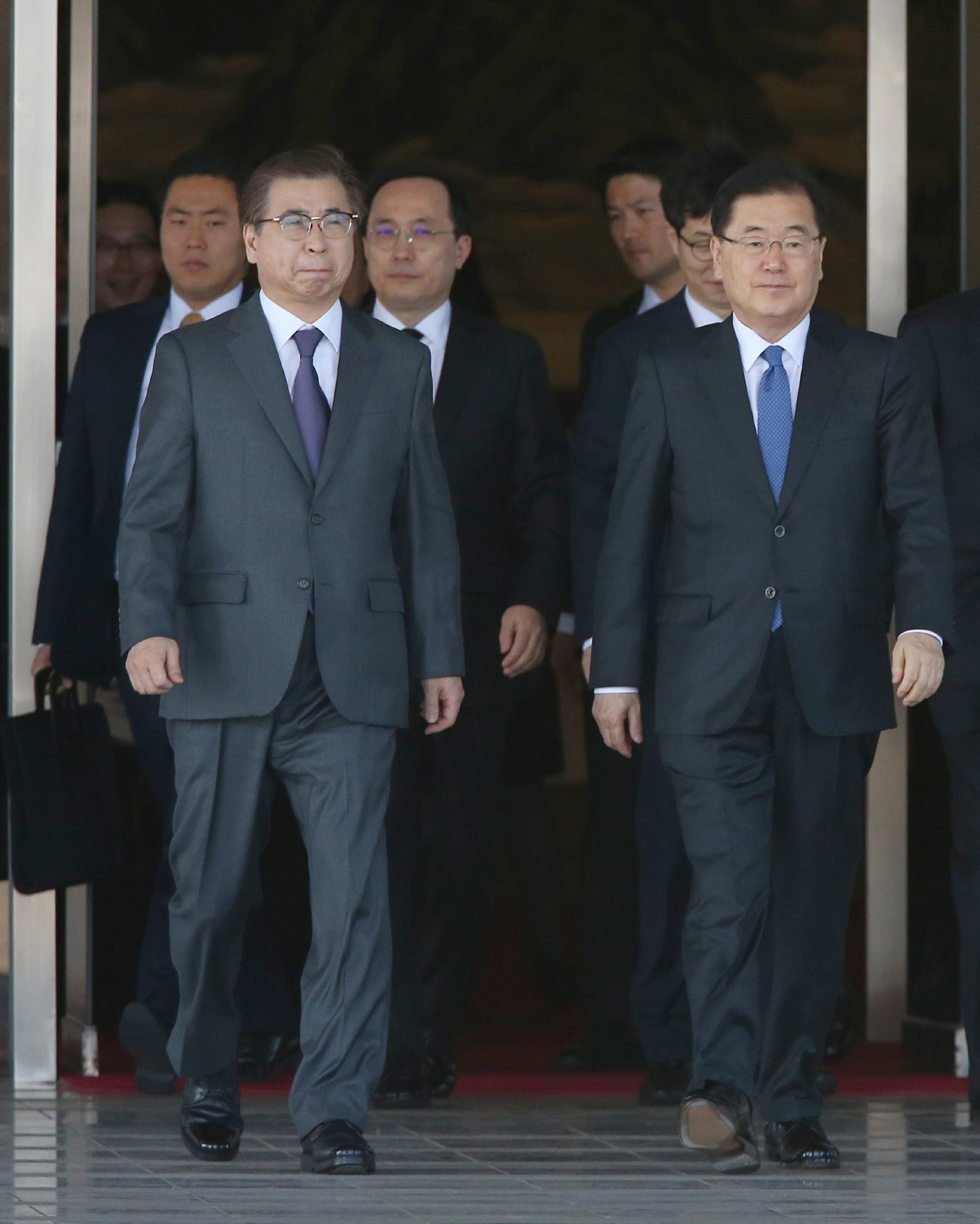외교;북한;대북특사단;대북특별사절대표단;서울공항;대북특별사절단방북;특사단방북