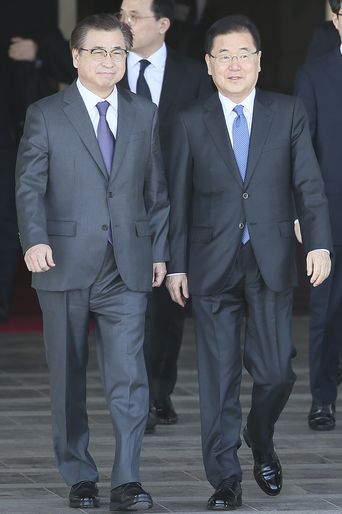외교;북한;대북특사단;대북특별사절대표단;서울공항;대북특별사절단방북;특사단방북