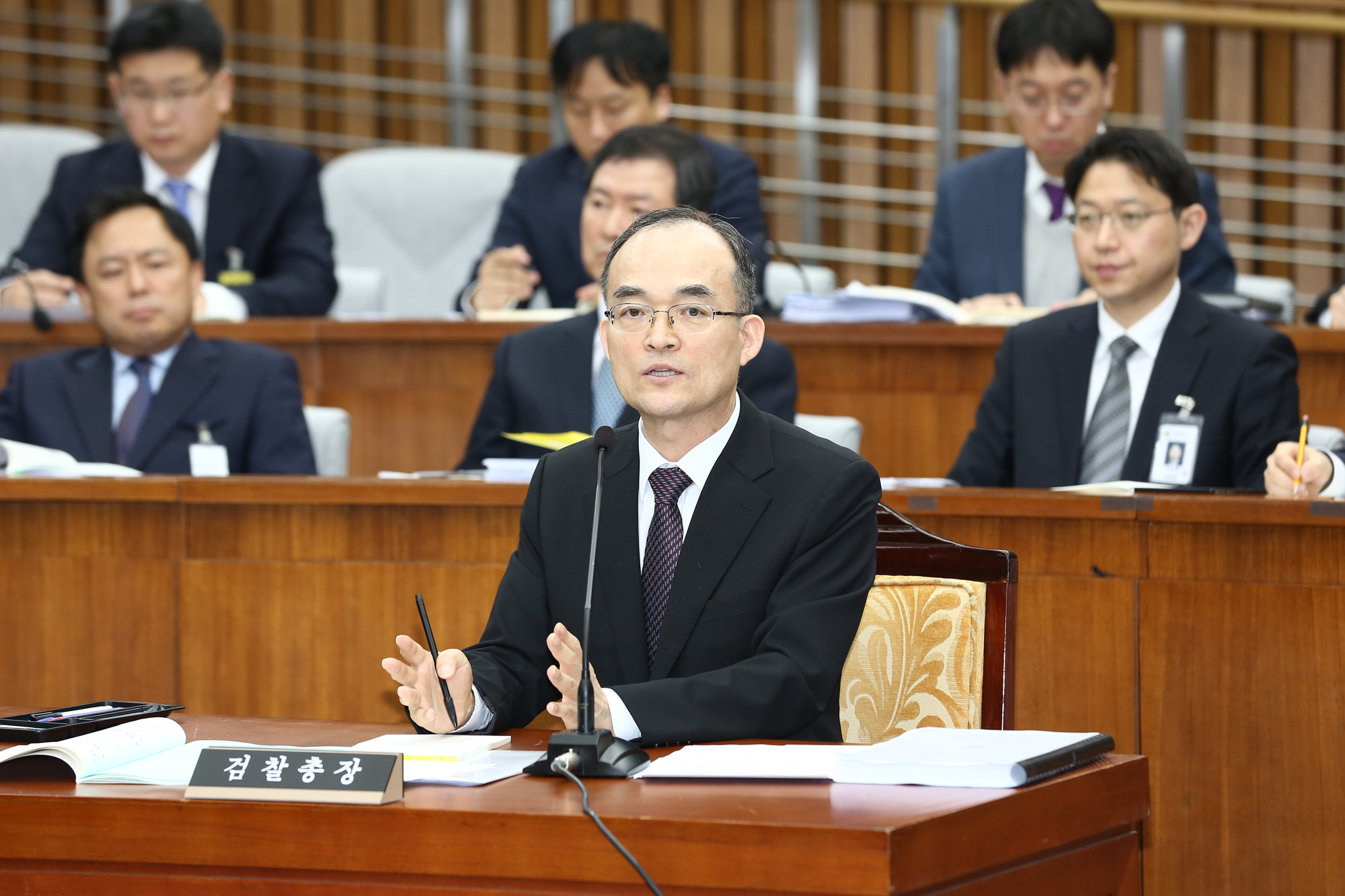 정치국회;사법개혁특별위원회;문무일검찰총장