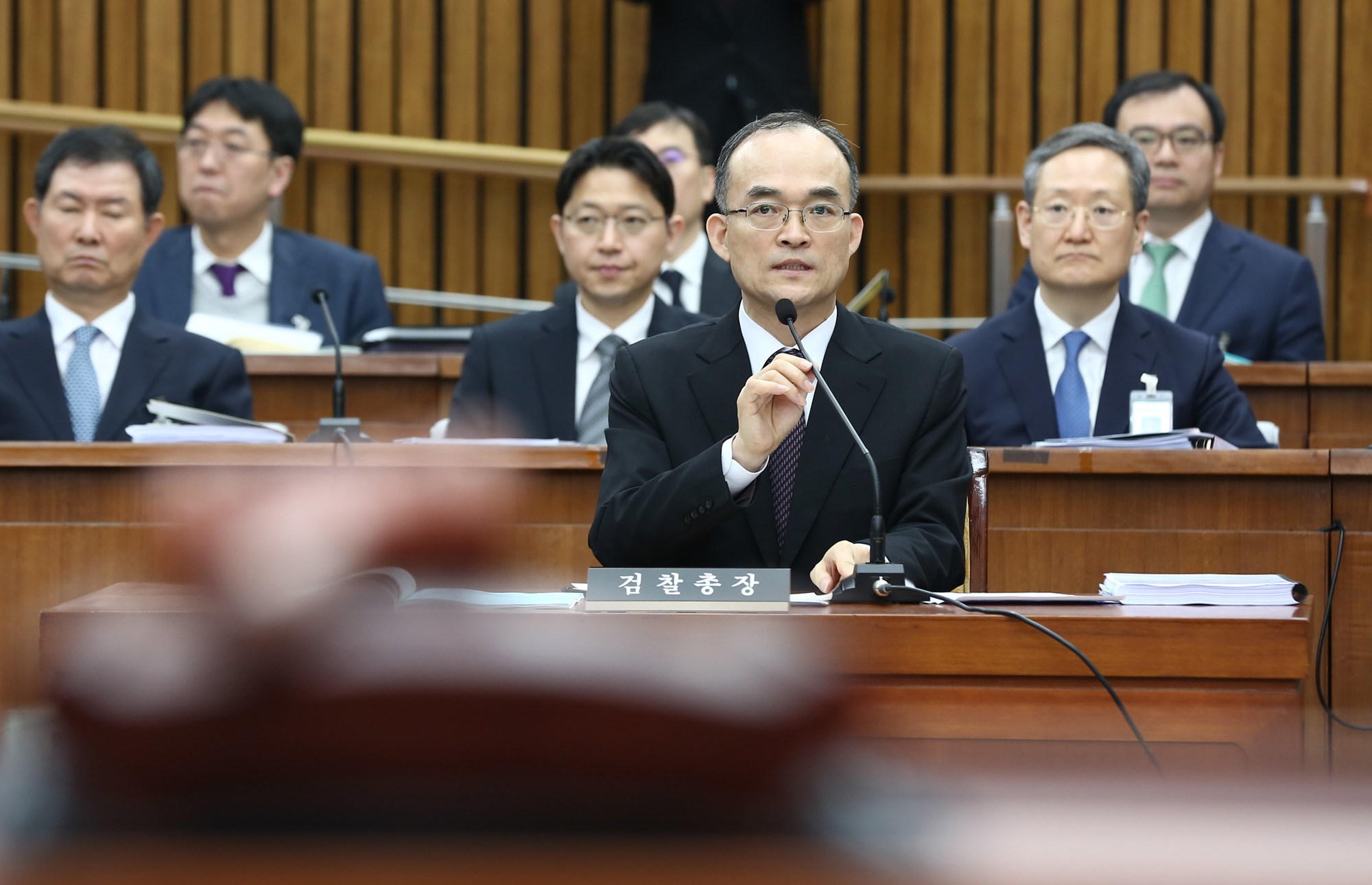 정치국회;사법개혁특별위원회;문무일검찰총장