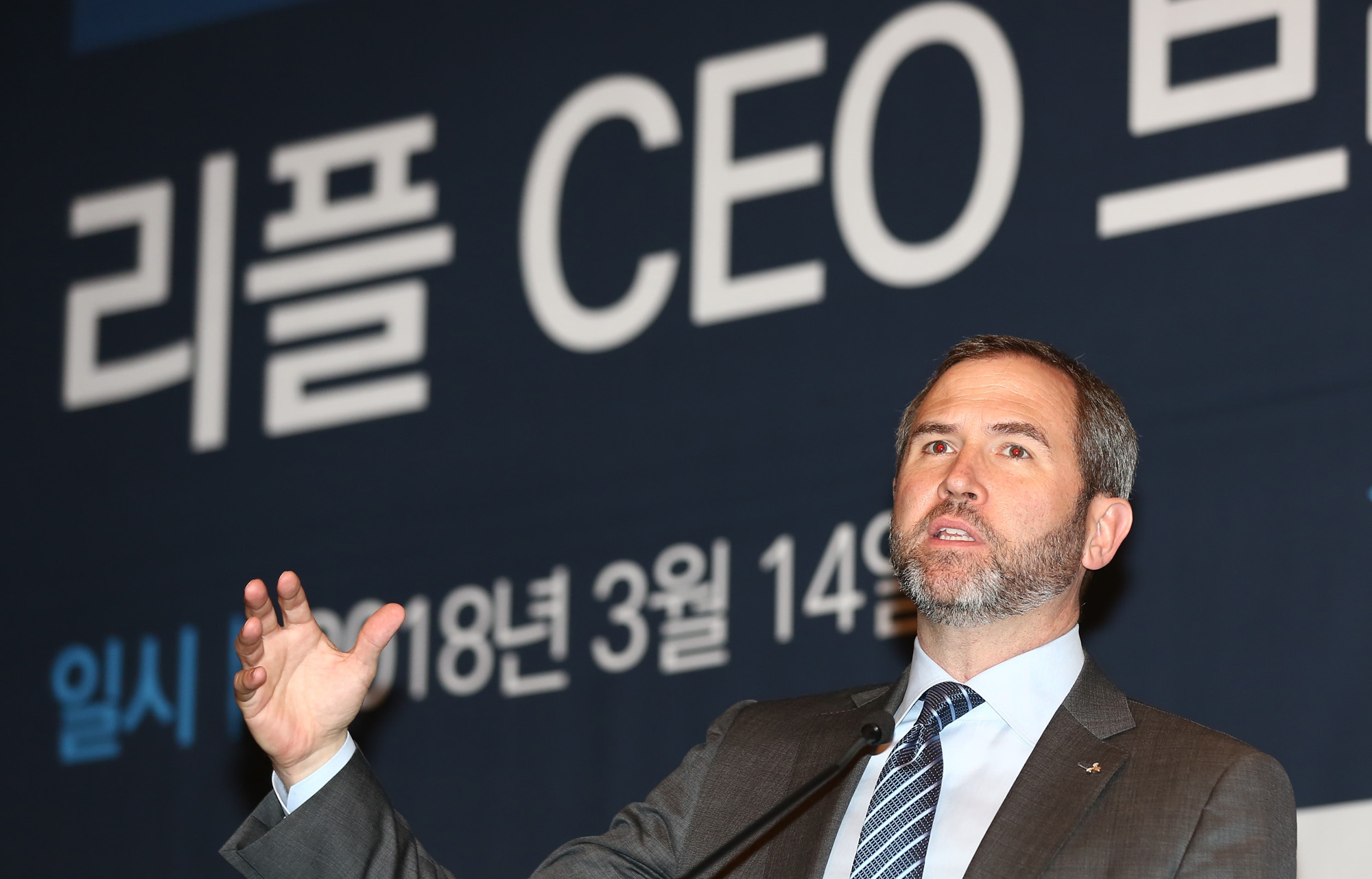 경제;암호화폐;리플CEO;브래드갈링하우스