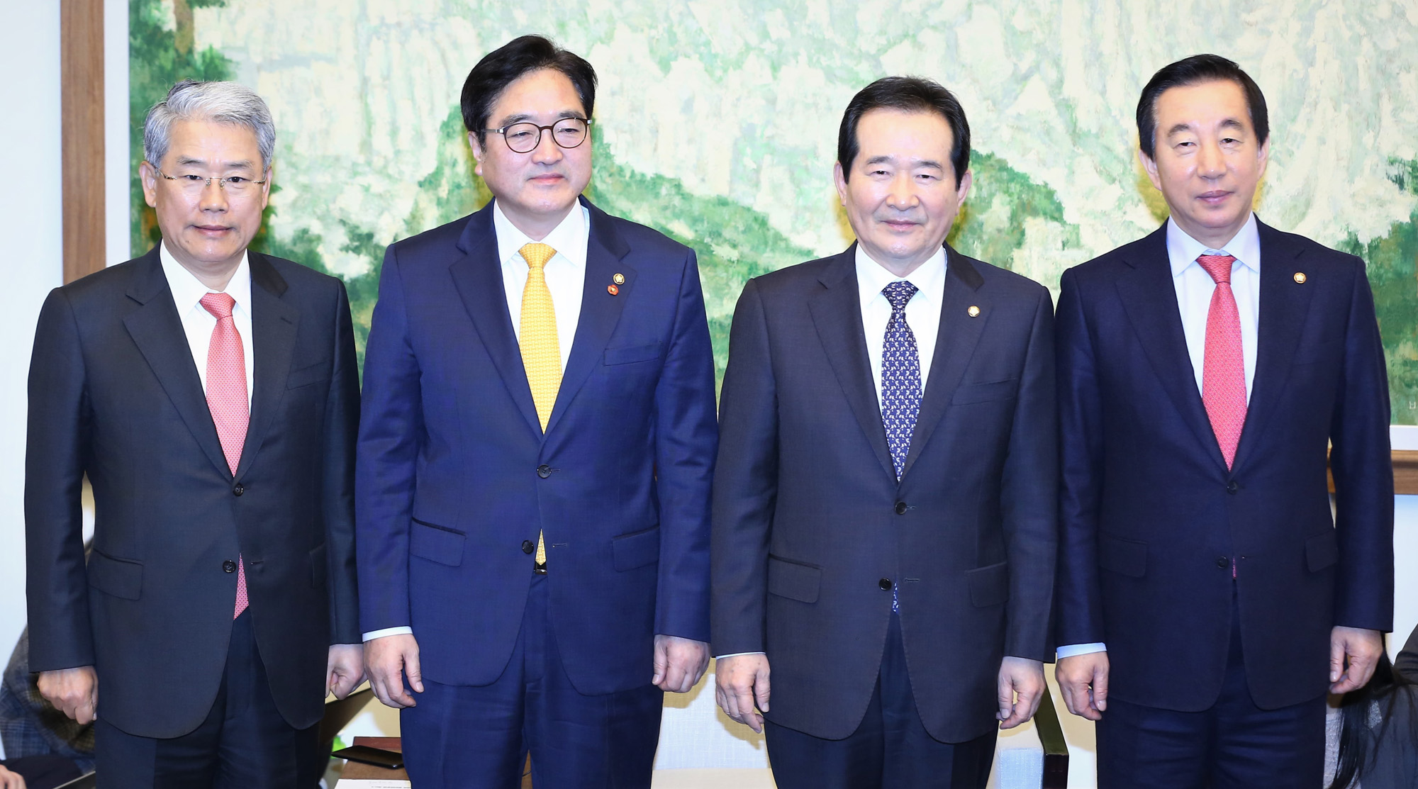 정치국회;여야3당원내대표