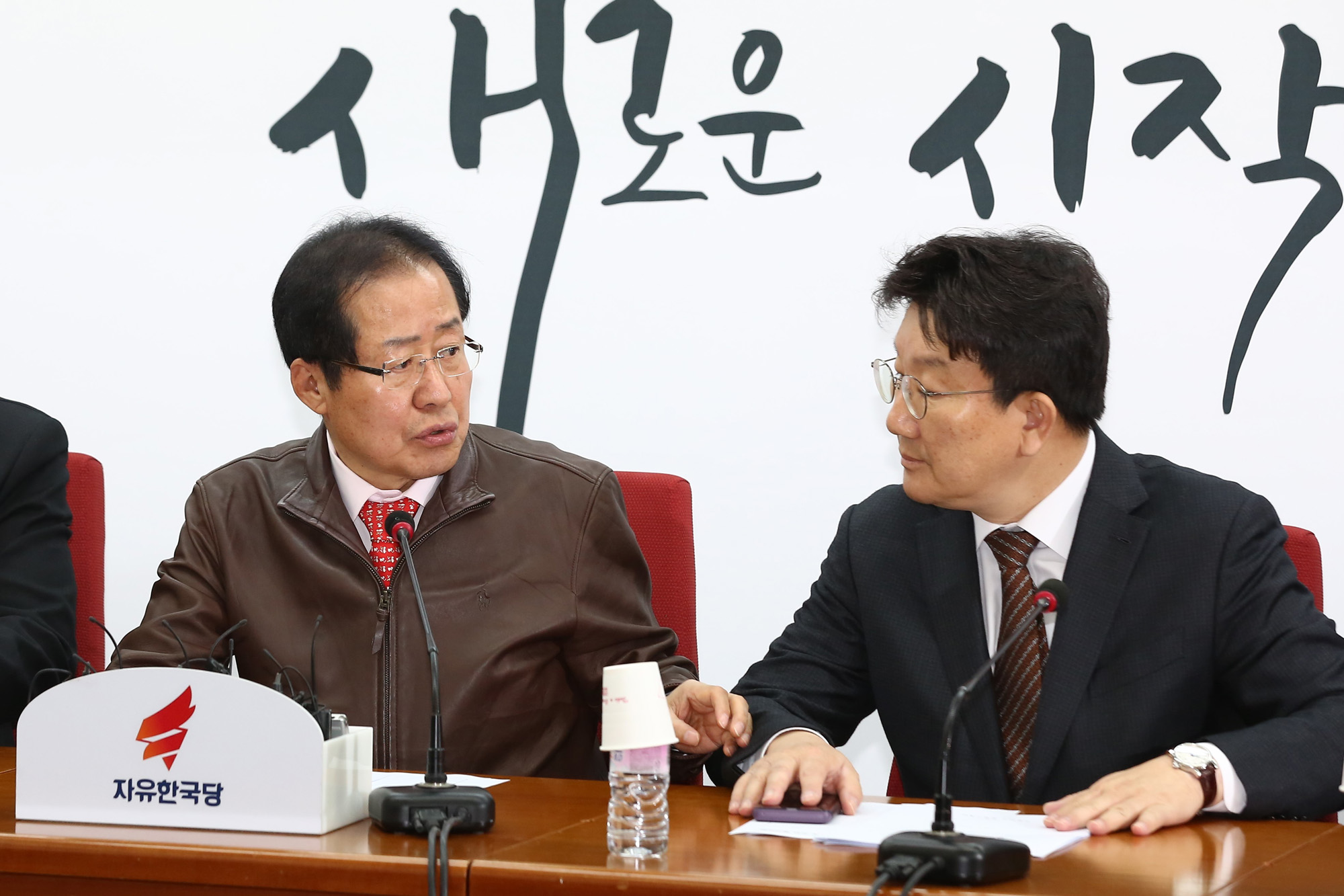 정치국회;자유한국당총괄기획단;홍준표대표