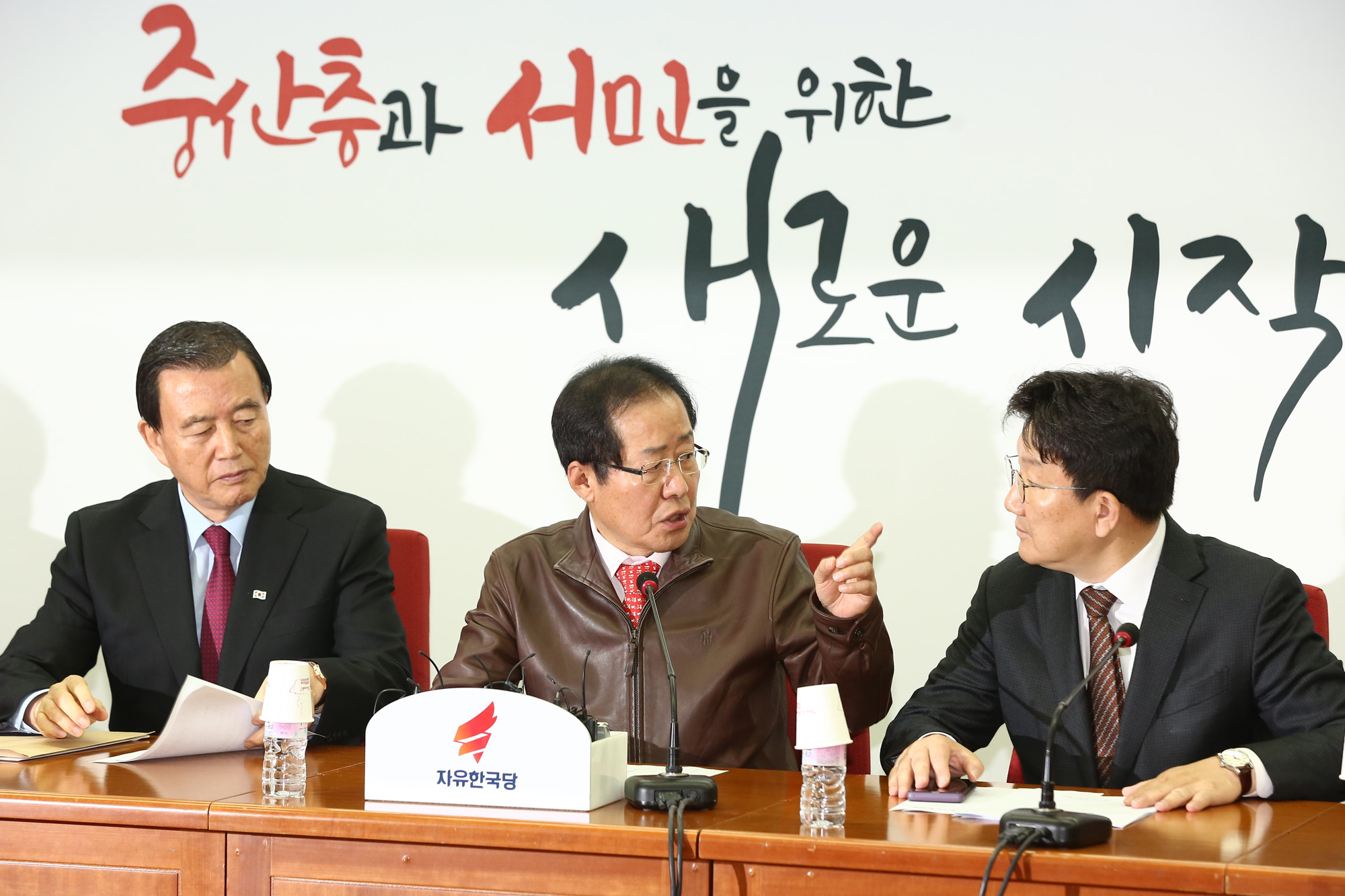 정치국회;자유한국당총괄기획단;홍준표대표