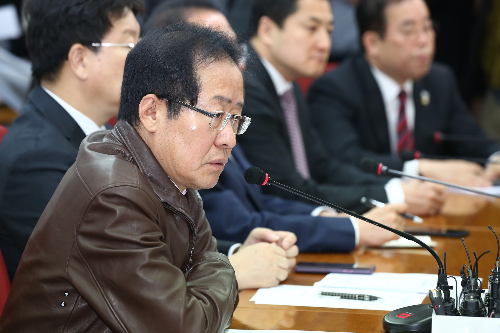 정치국회;자유한국당총괄기획단;홍준표대표