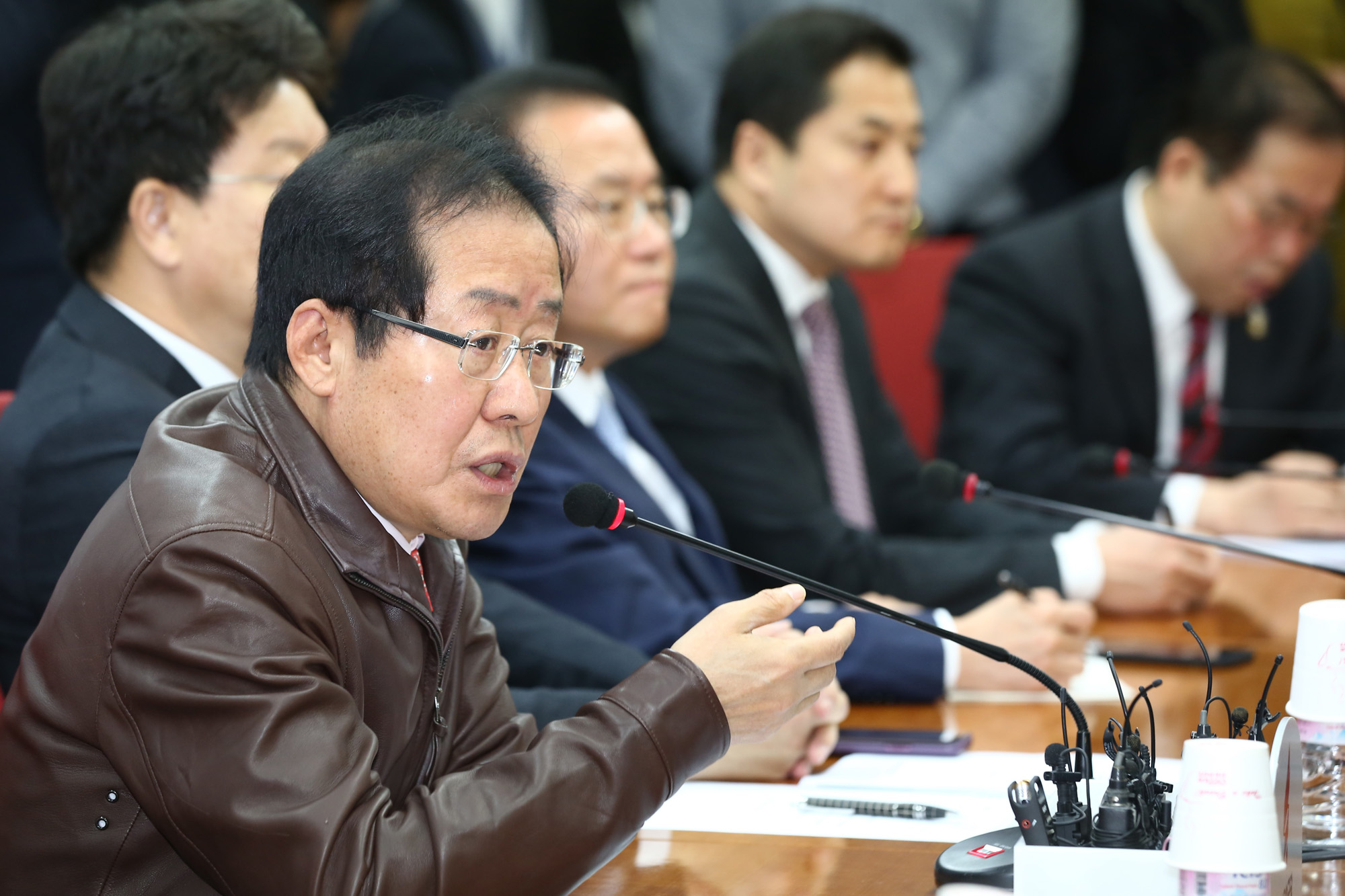 정치국회;자유한국당총괄기획단;홍준표대표