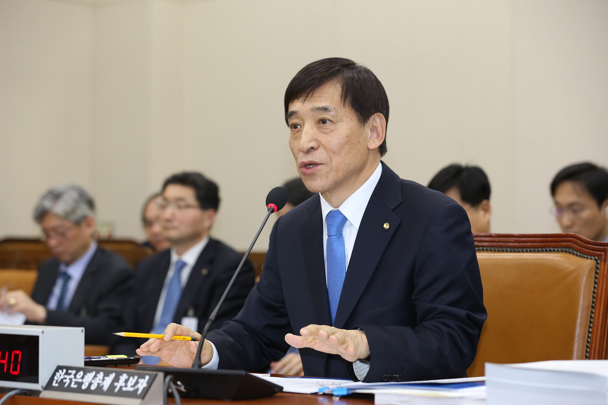 정치국회;이주열;한국은행총재인사청문회