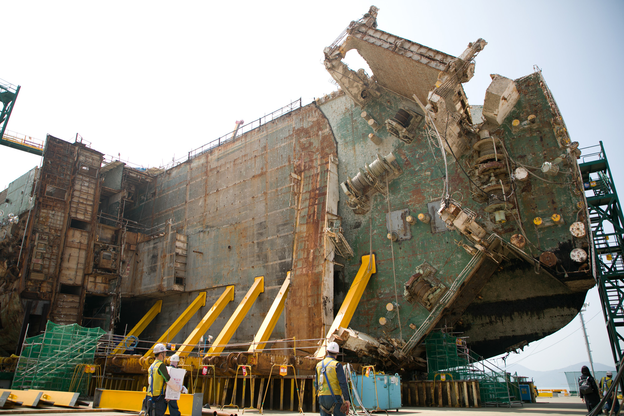 세월호;목포신항;세월호내부