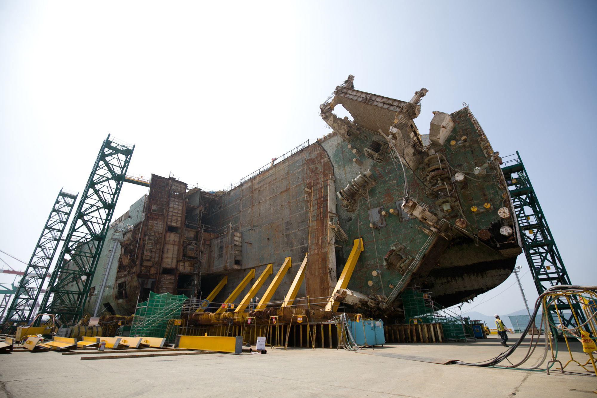 세월호;목포신항;세월호내부