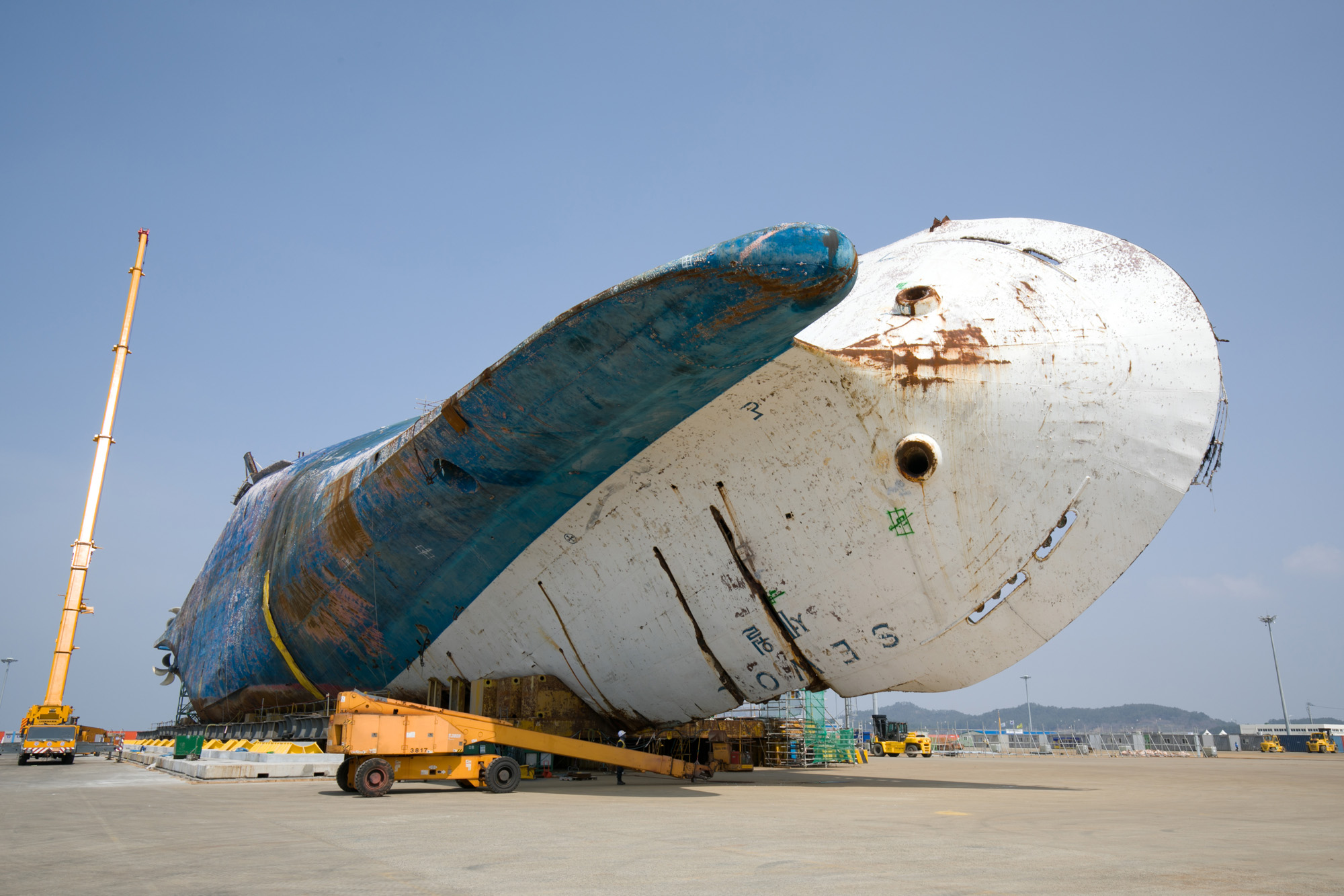 세월호;목포신항;세월호내부