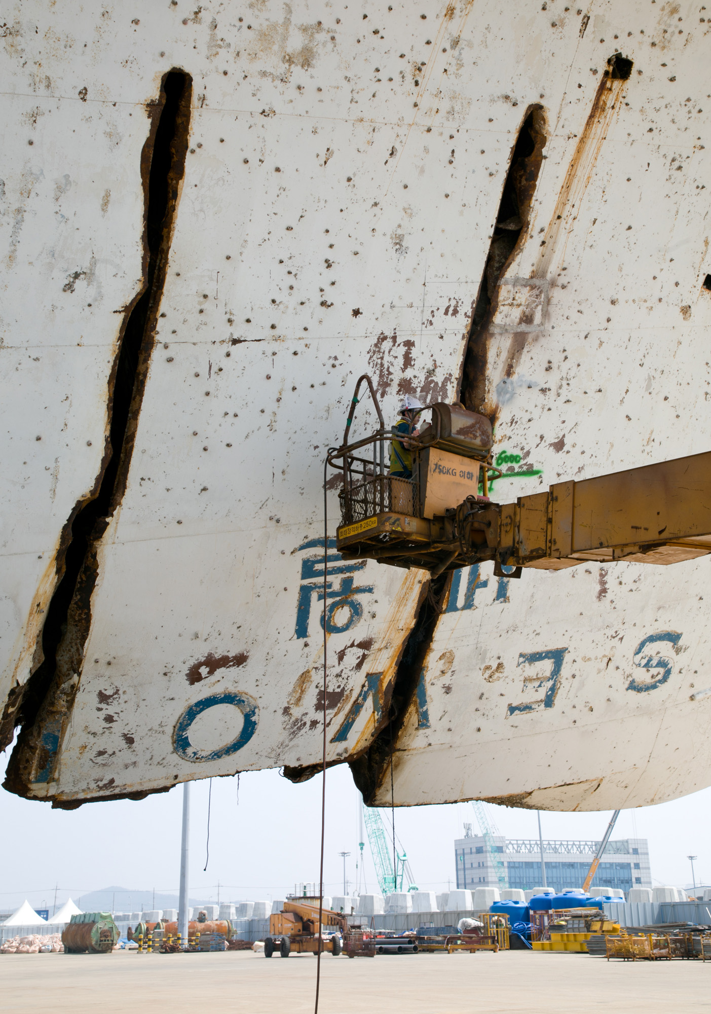 세월호;목포신항;세월호내부