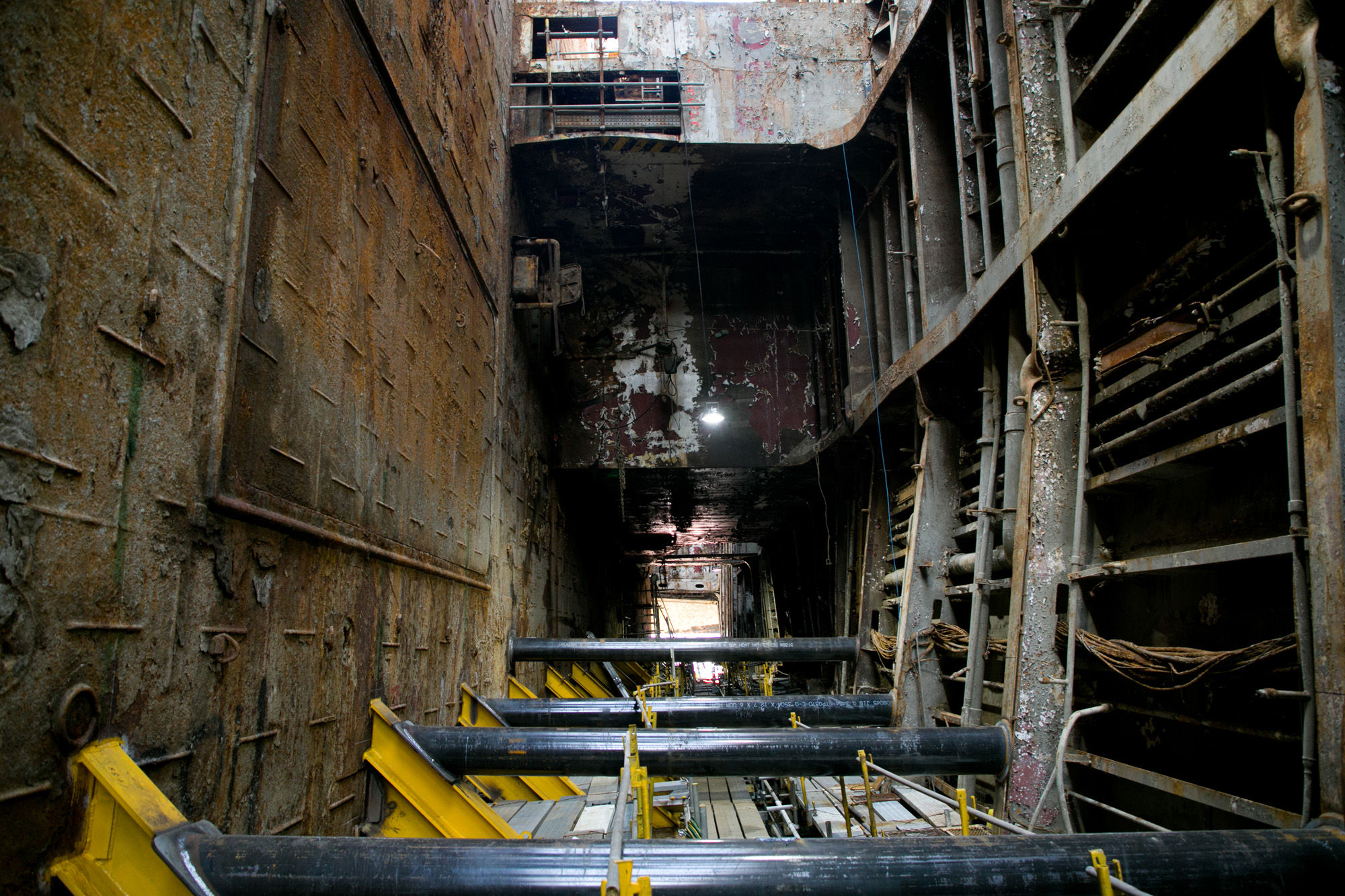 세월호;목포신항;세월호내부