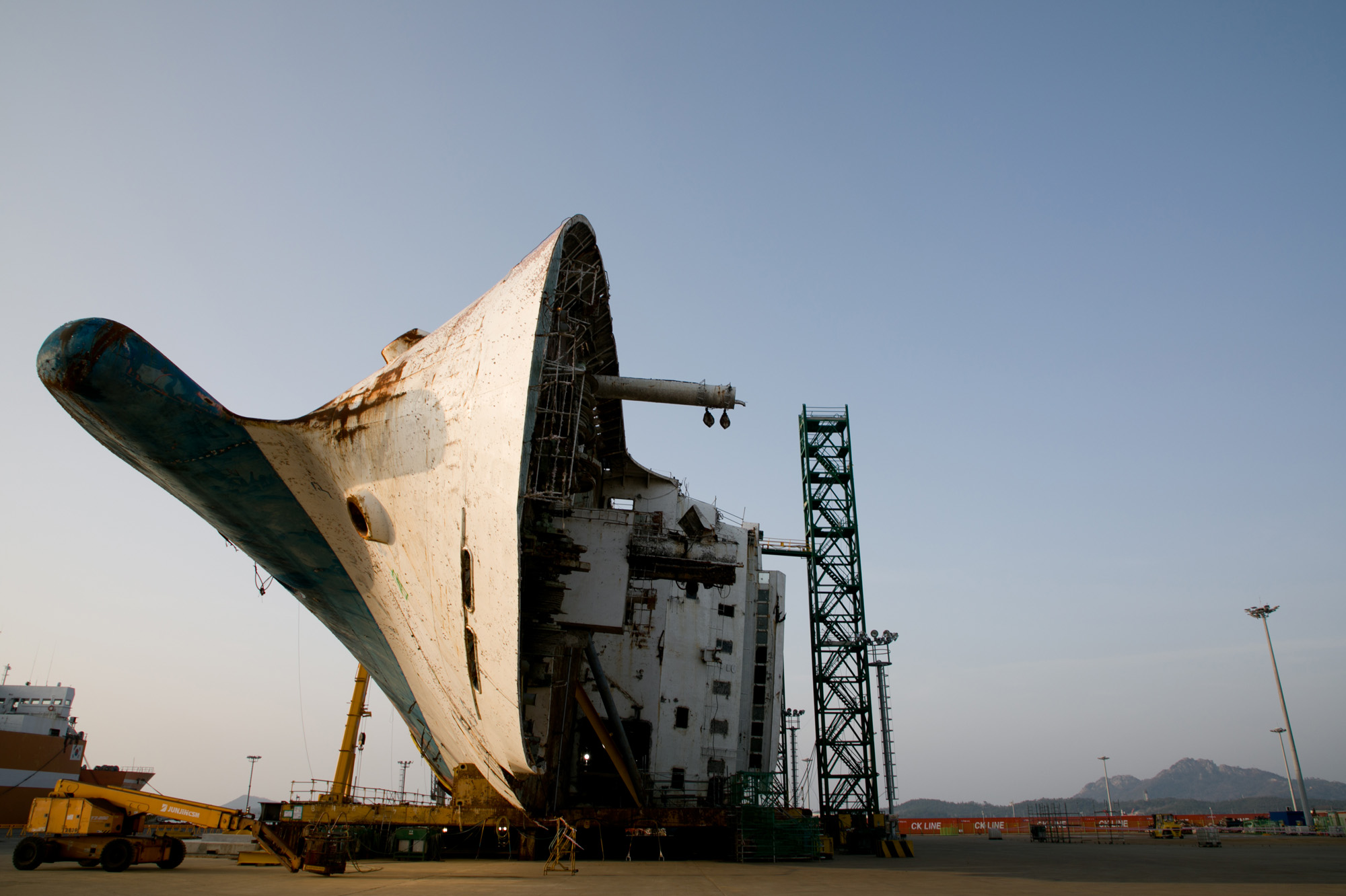 세월호;목포신항;세월호내부