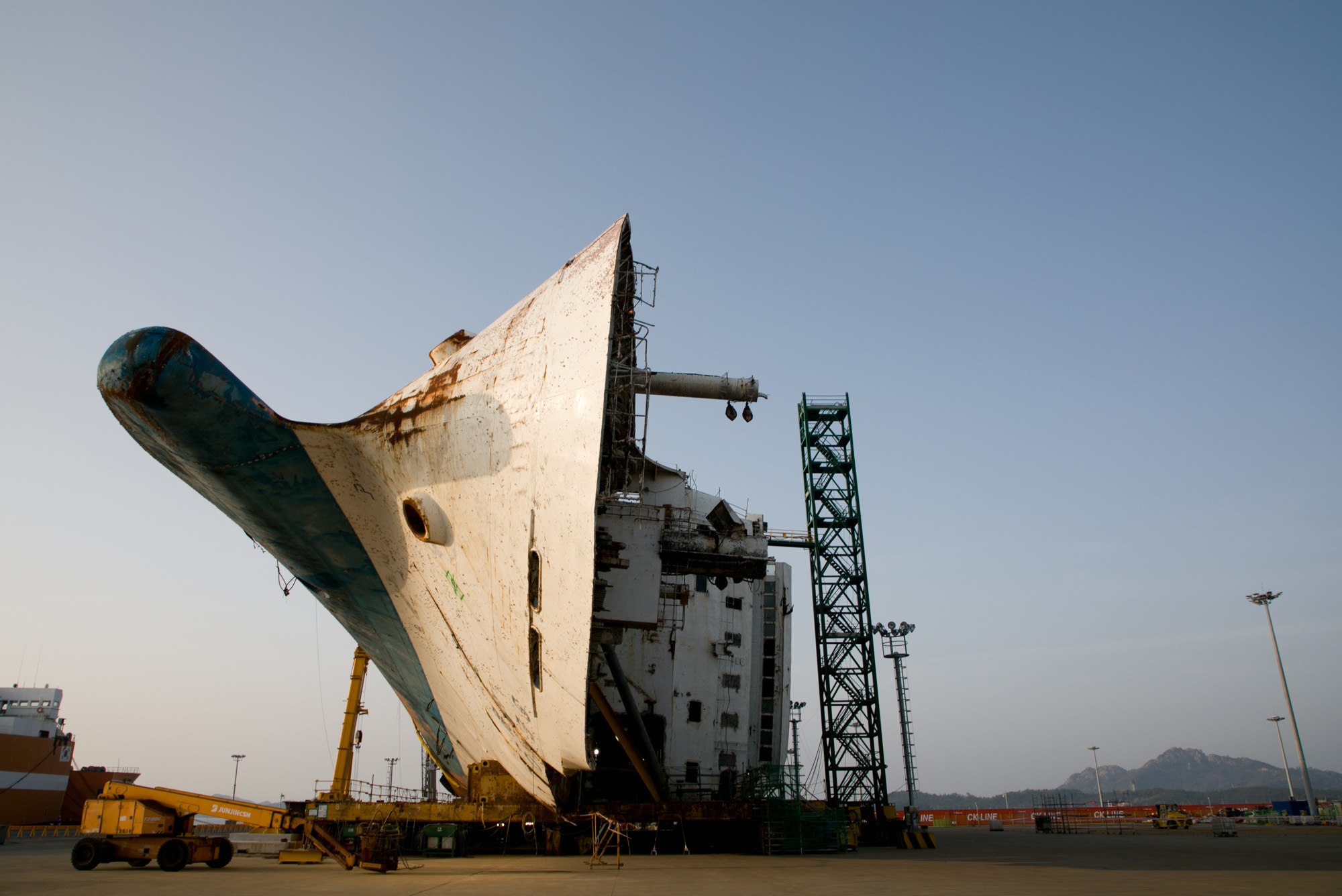 세월호;목포신항;세월호내부