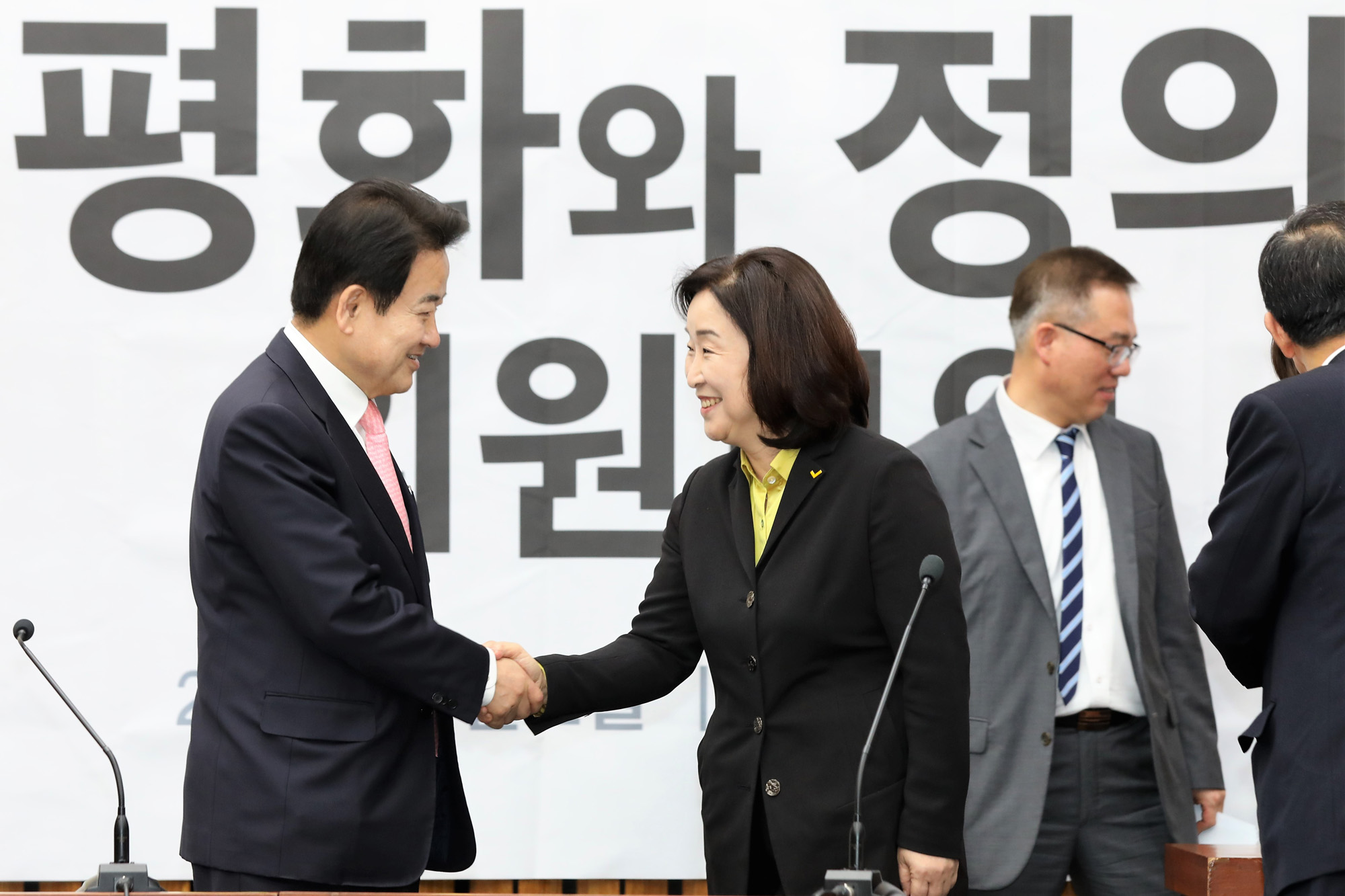 정치국회;평화와정의의의원모임;교섭단체;정의당;민주평화당