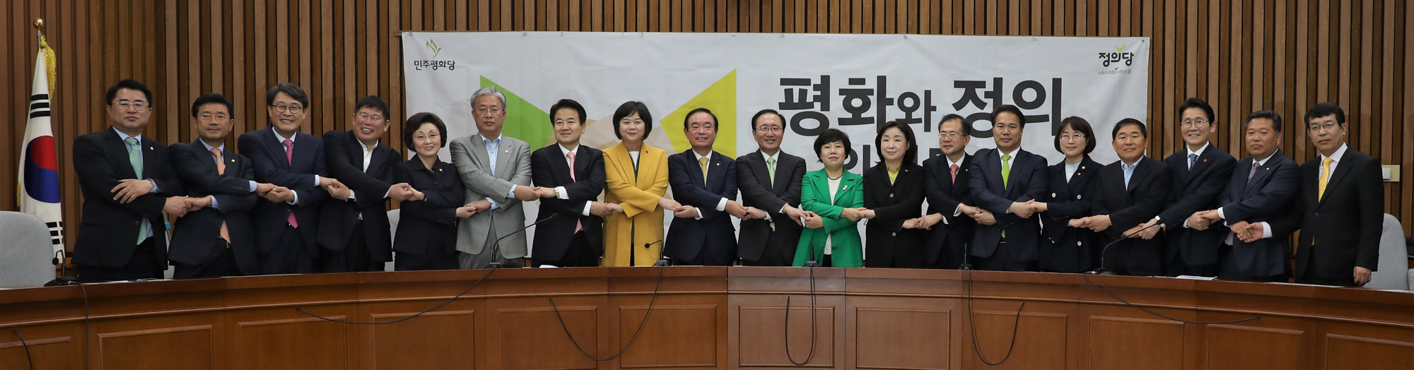 정치국회;평화와정의의의원모임;교섭단체;정의당;민주평화당