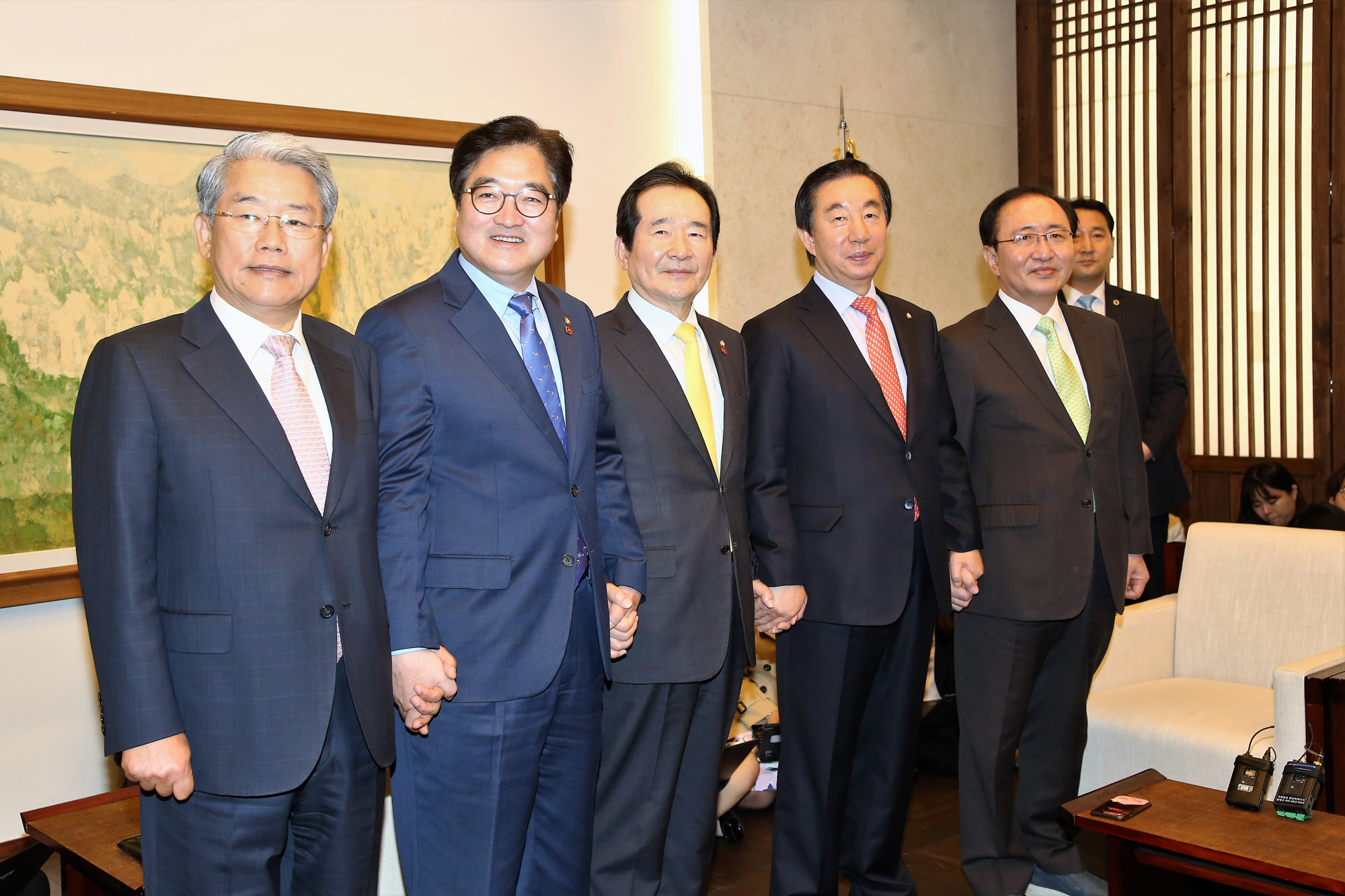 정치국회;여야원내대표회동