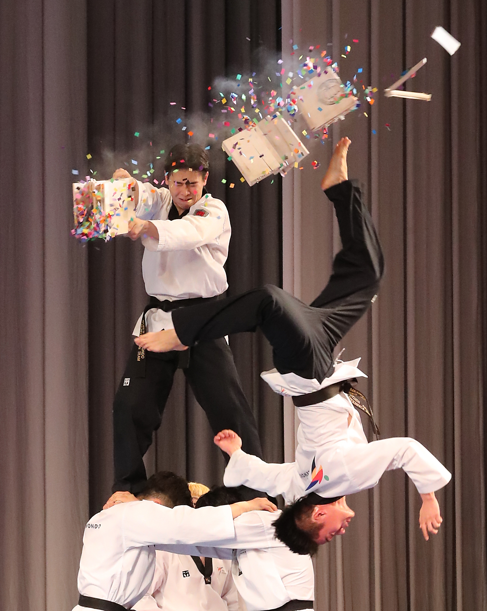 북한;평양;남북화해;공연;태권도공연