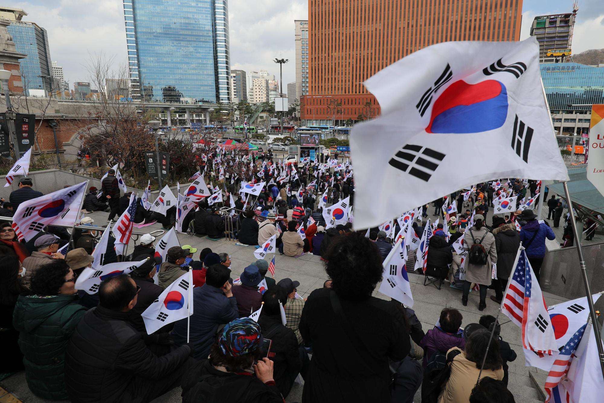 정치;박근혜;태극기집회