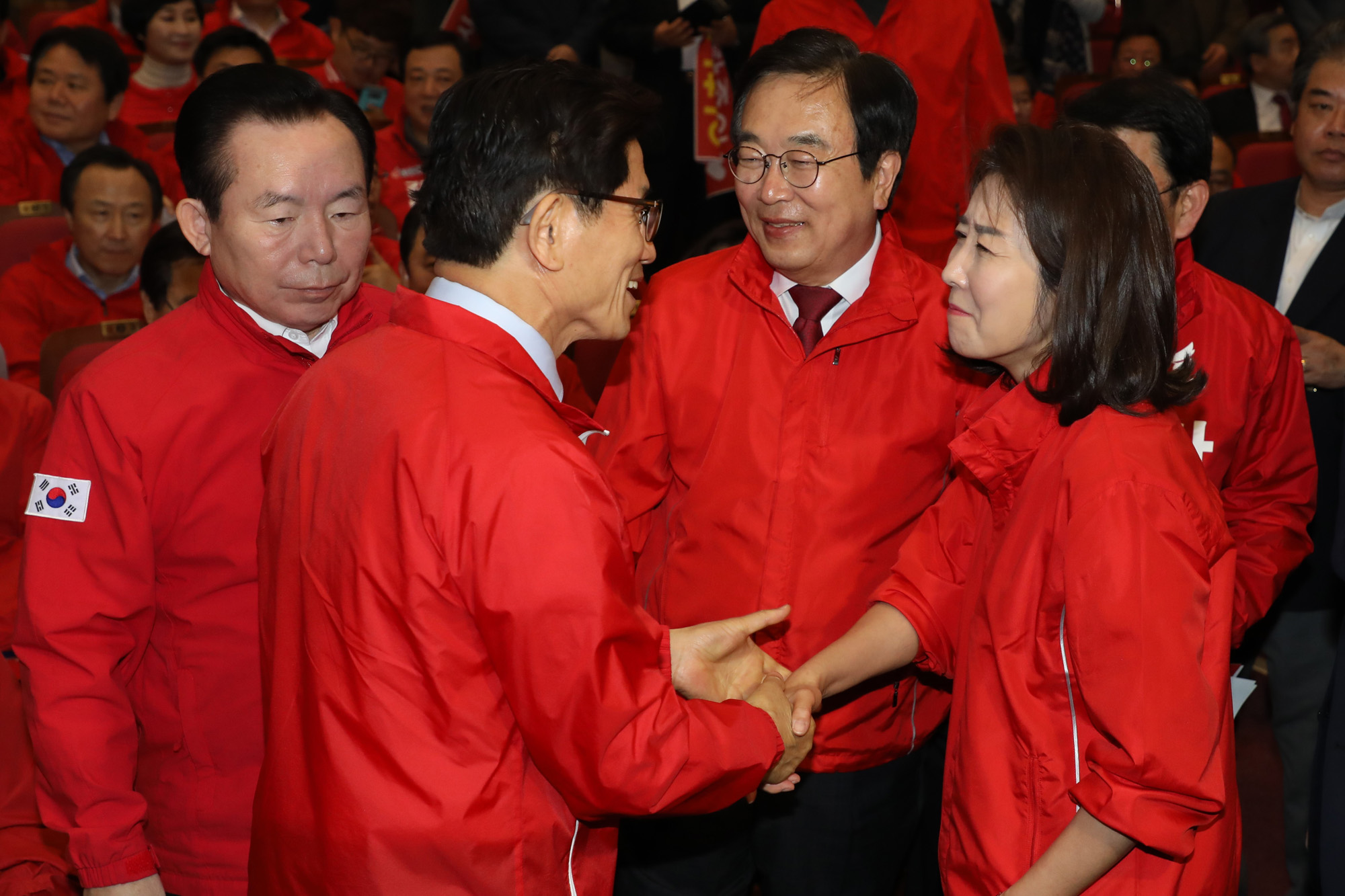 정치국회;자유한국당;홍준표대표;613지방선거후보자출정식