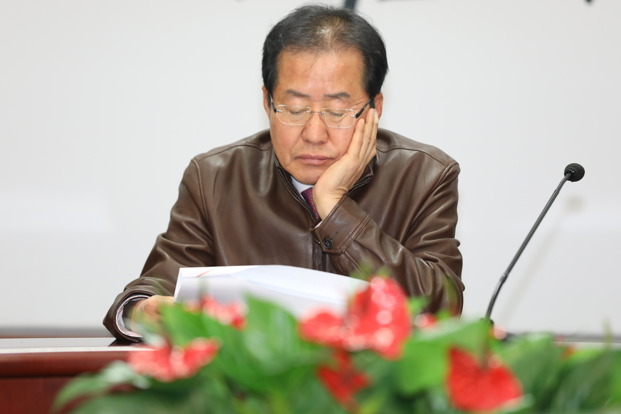 정치;자유한국당;홍준표대표
