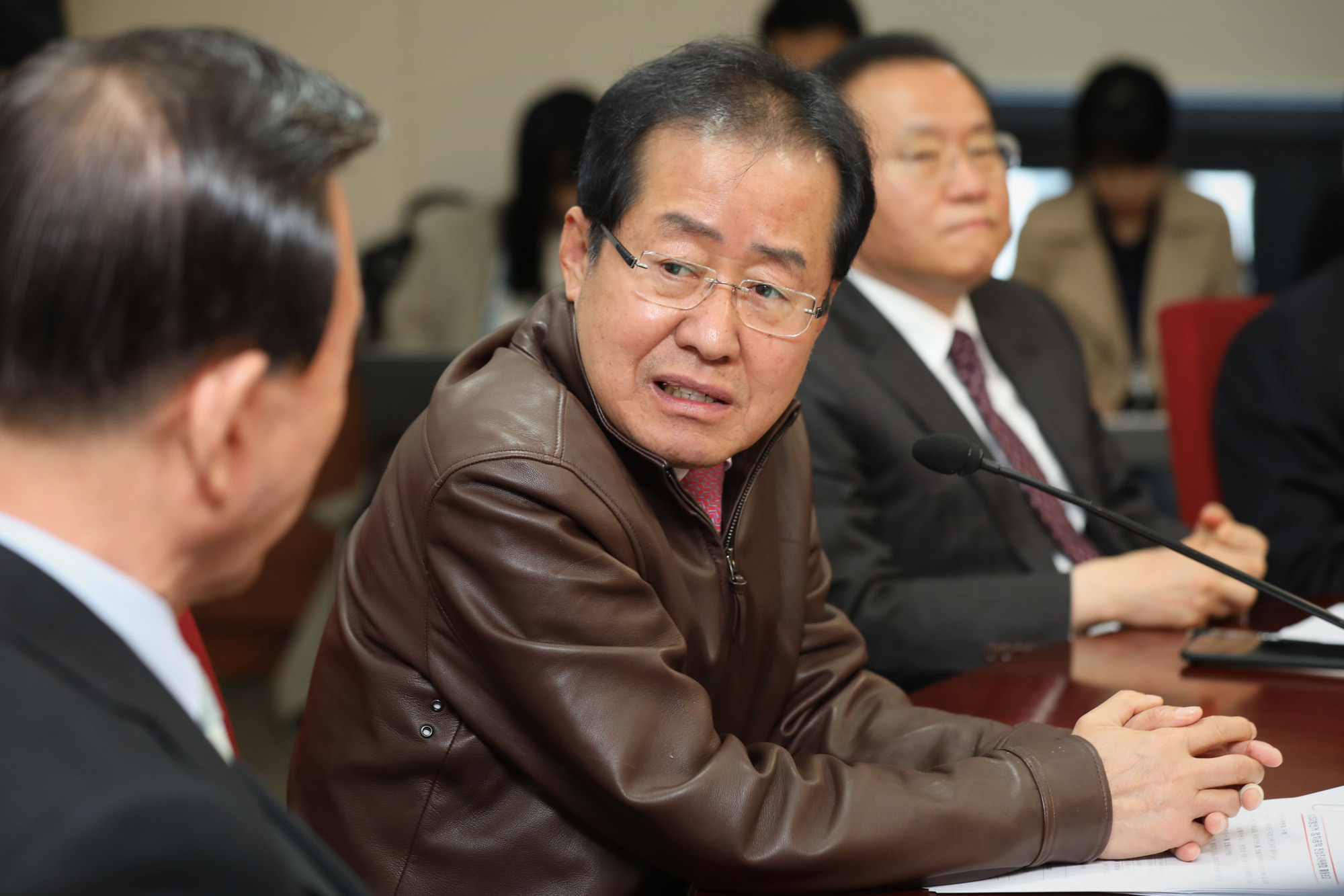 정치;자유한국당;홍준표대표