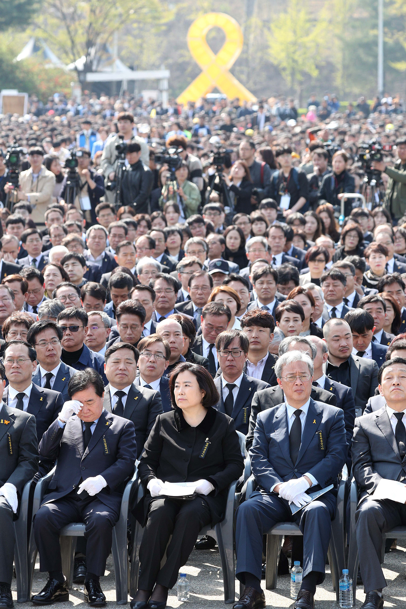사회;사건;사고;세월호;추모식;4주기;이낙연;유가족;헌화;안산;단원고;추모공원