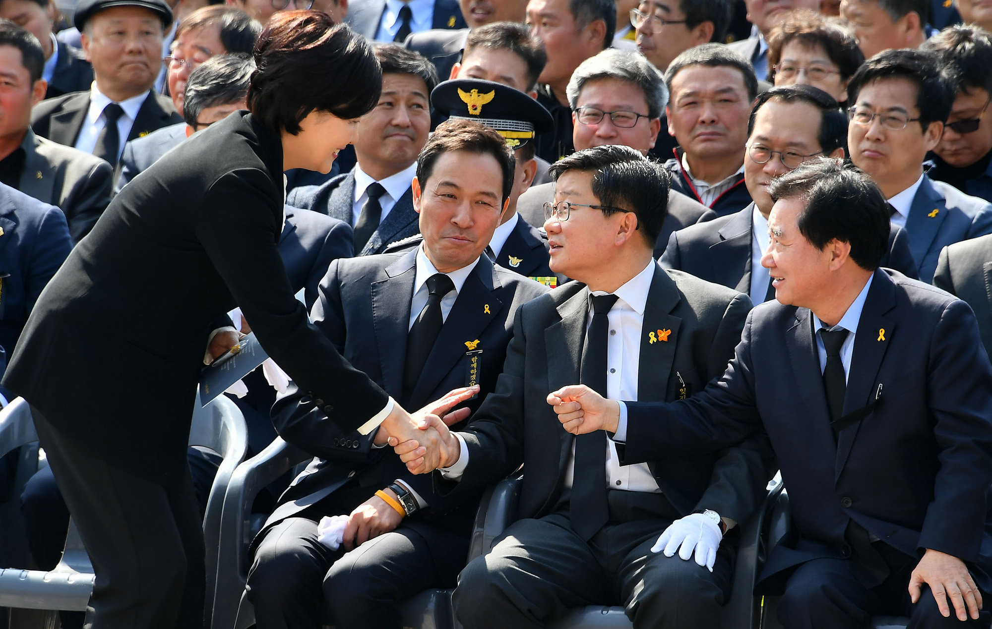 사회;사건;사고;세월호;추모식;4주기;이낙연;유가족;헌화;안산;단원고;추모공원