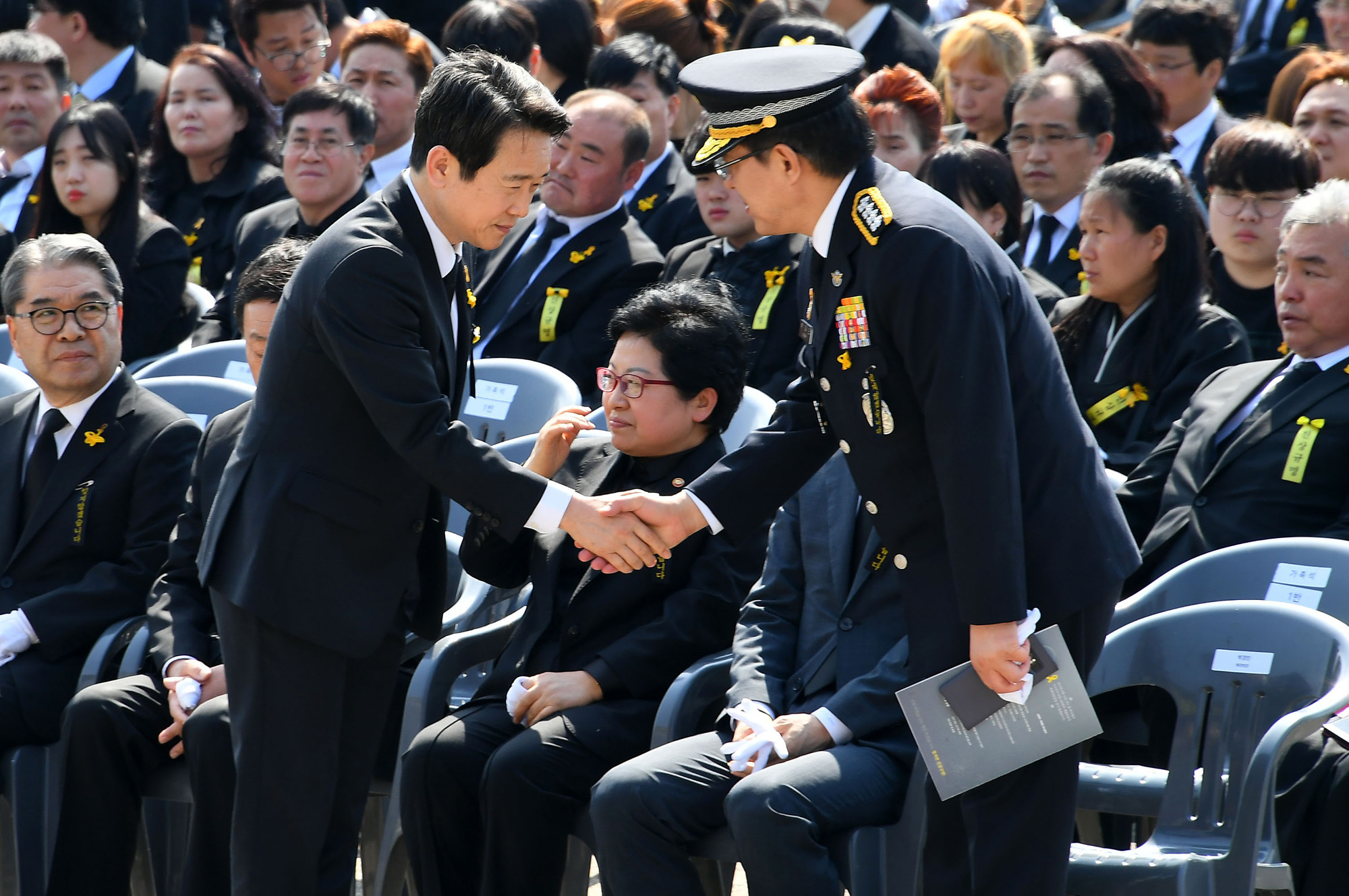 사회;사건;사고;세월호;추모식;4주기;이낙연;유가족;헌화;안산;단원고;추모공원
