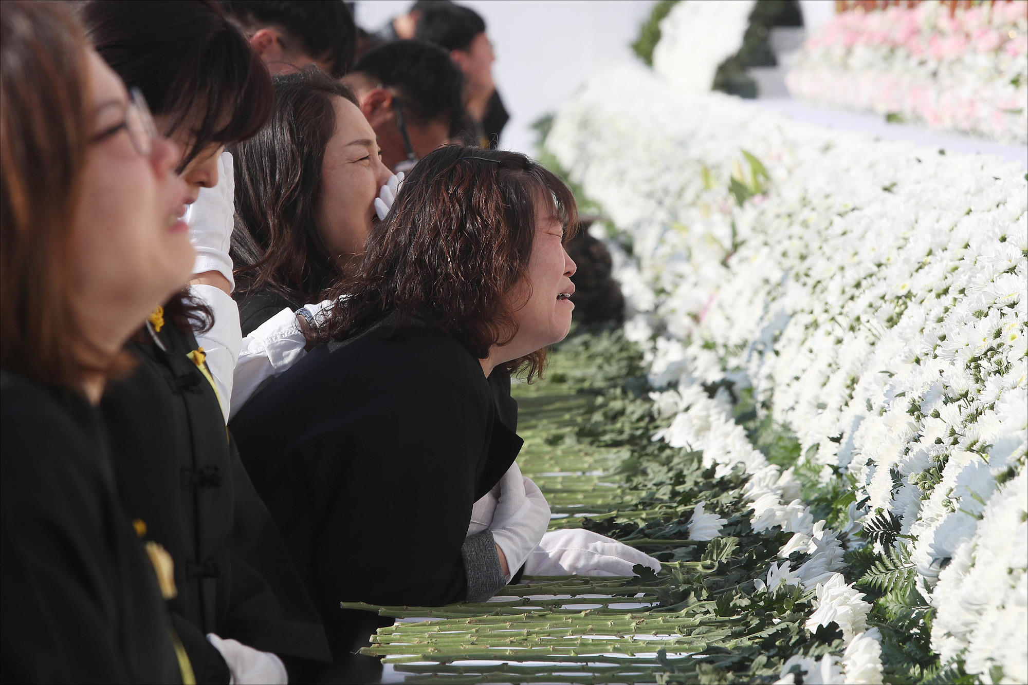 사회;사건;사고;세월호;추모식;4주기;이낙연;유가족;헌화;안산;단원고;추모공원