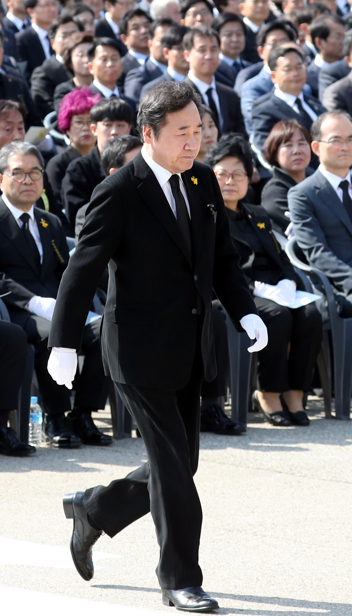 사회;사건;사고;세월호;추모식;4주기;이낙연;유가족;헌화;안산;단원고;추모공원