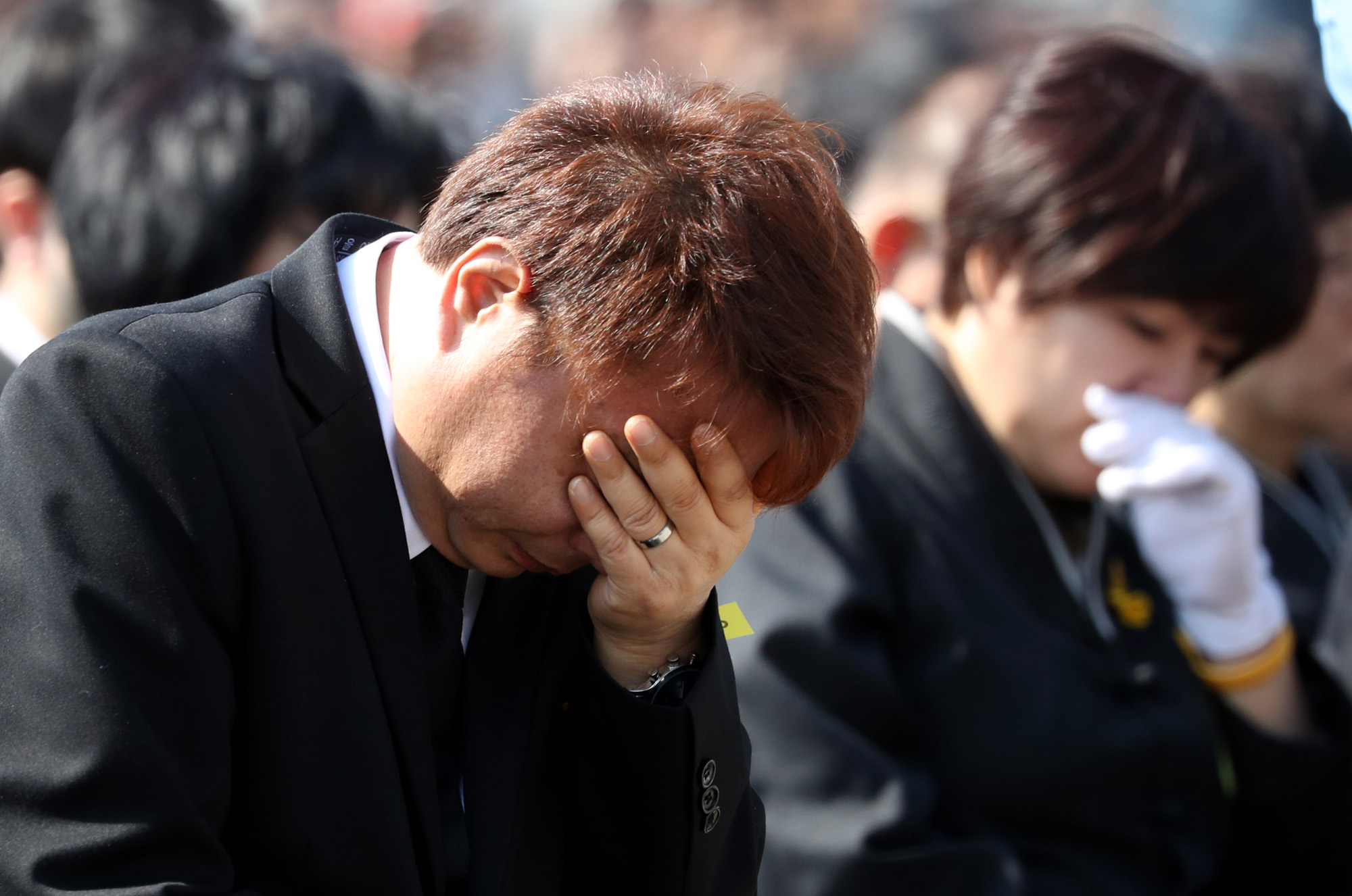 사회;사건;사고;세월호;추모식;4주기;이낙연;유가족;헌화;안산;단원고;추모공원