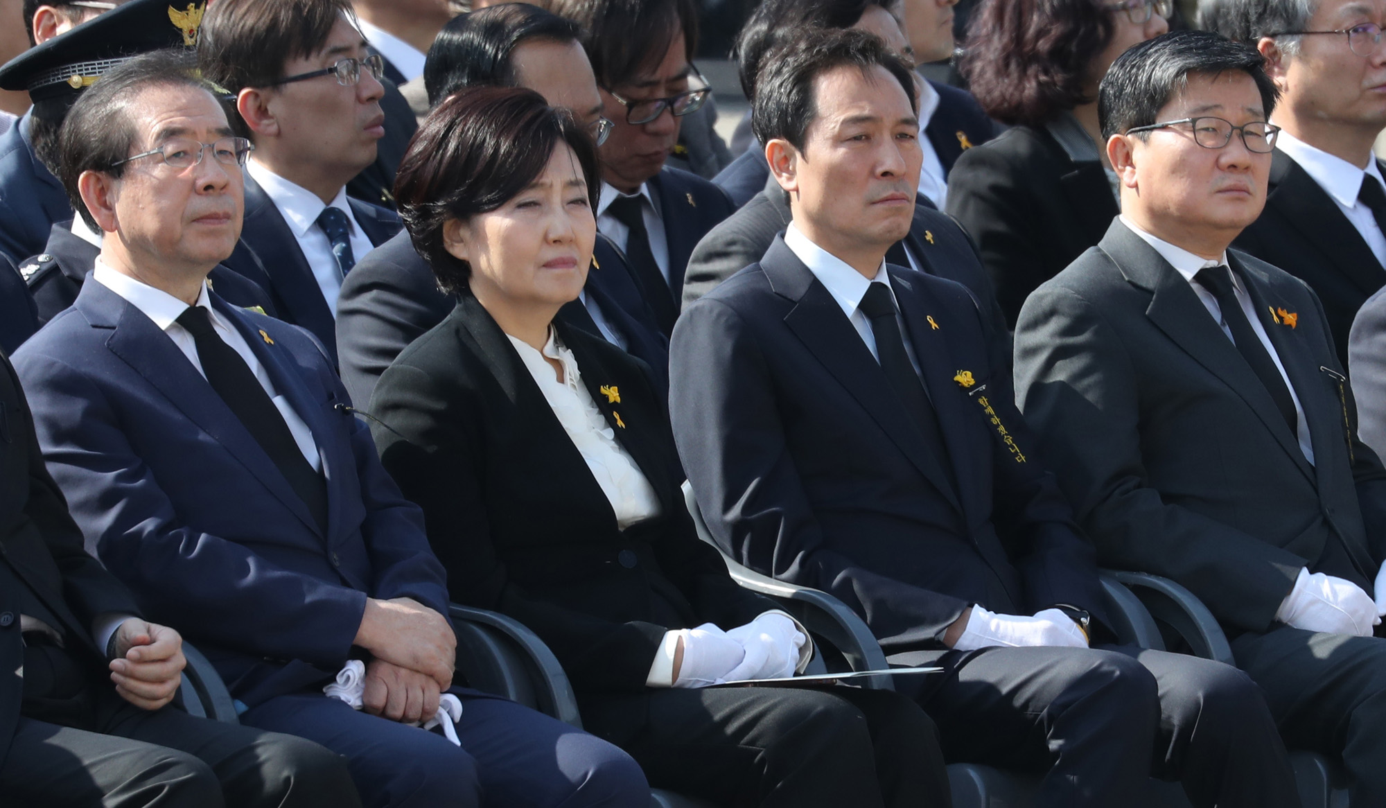 사회;사건;사고;세월호;추모식;4주기;이낙연;유가족;헌화;안산;단원고;추모공원