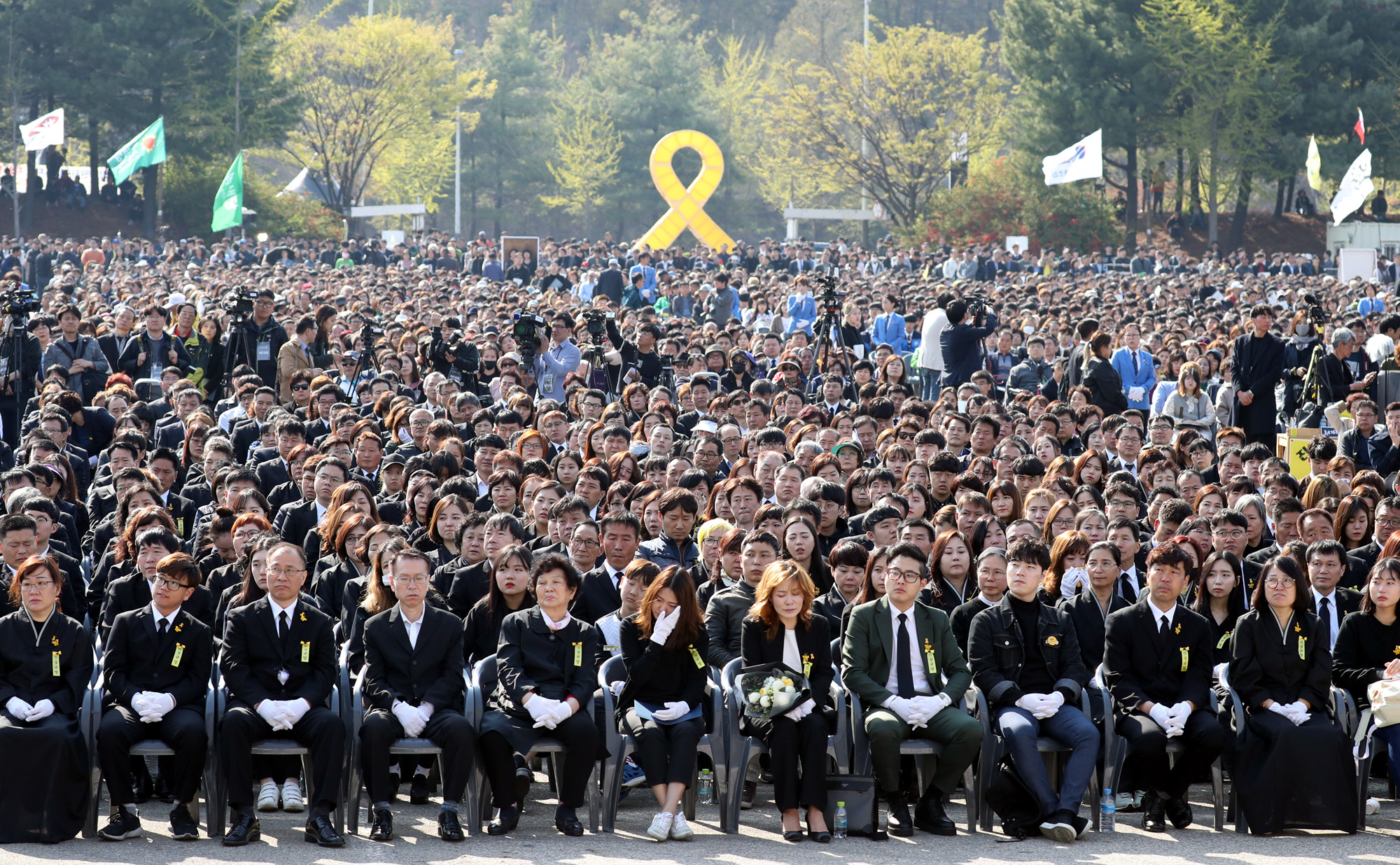 사회;사건;사고;세월호;추모식;4주기;이낙연;유가족;헌화;안산;단원고;추모공원