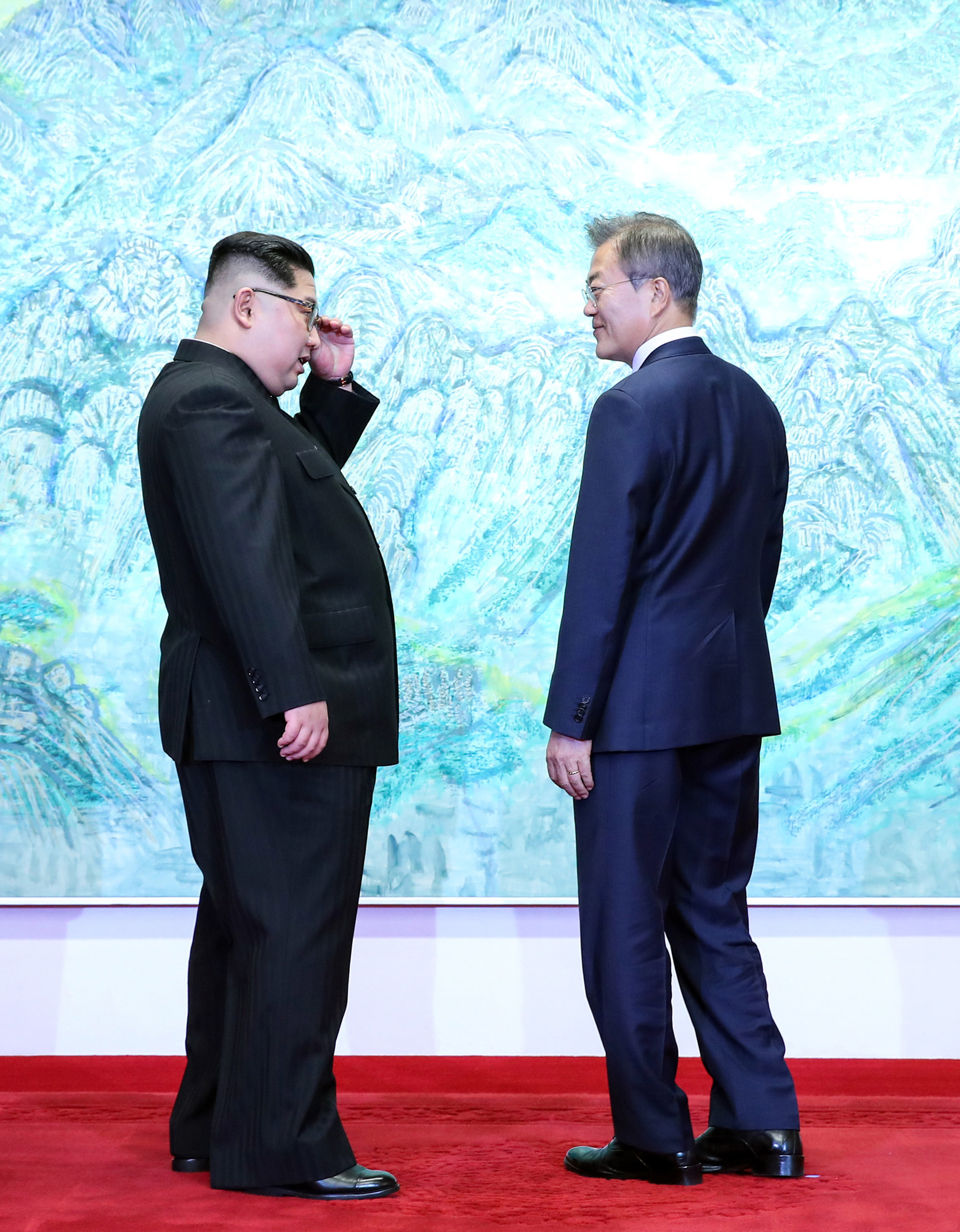 정치;북한;남북정상회담;문재인;김정은;판문점;평화의집