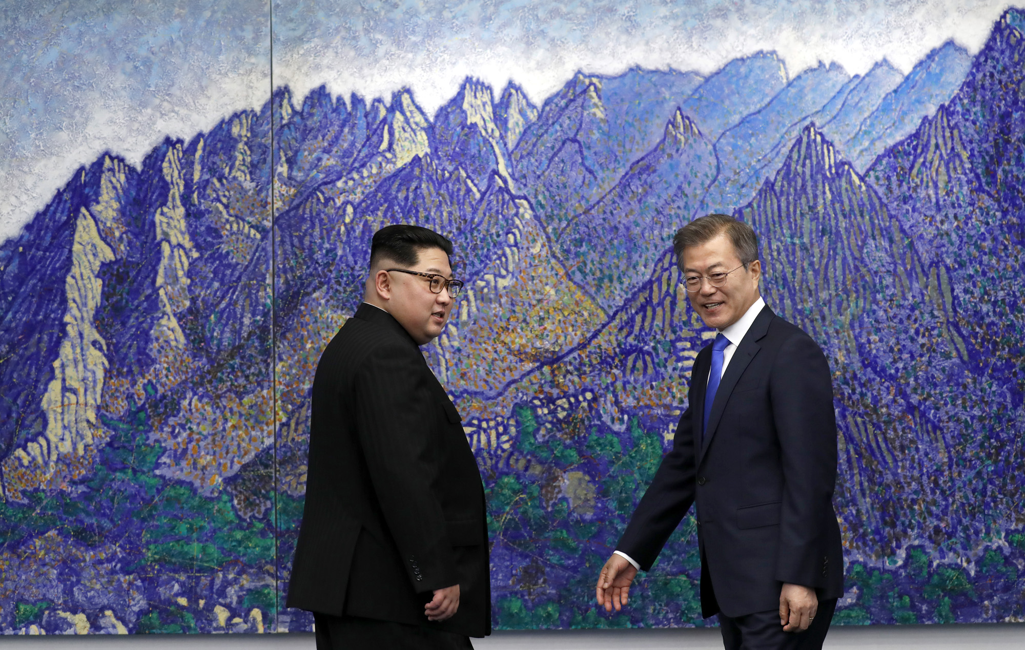 정치;국제;북한;남북정상회담;김정은;문재인